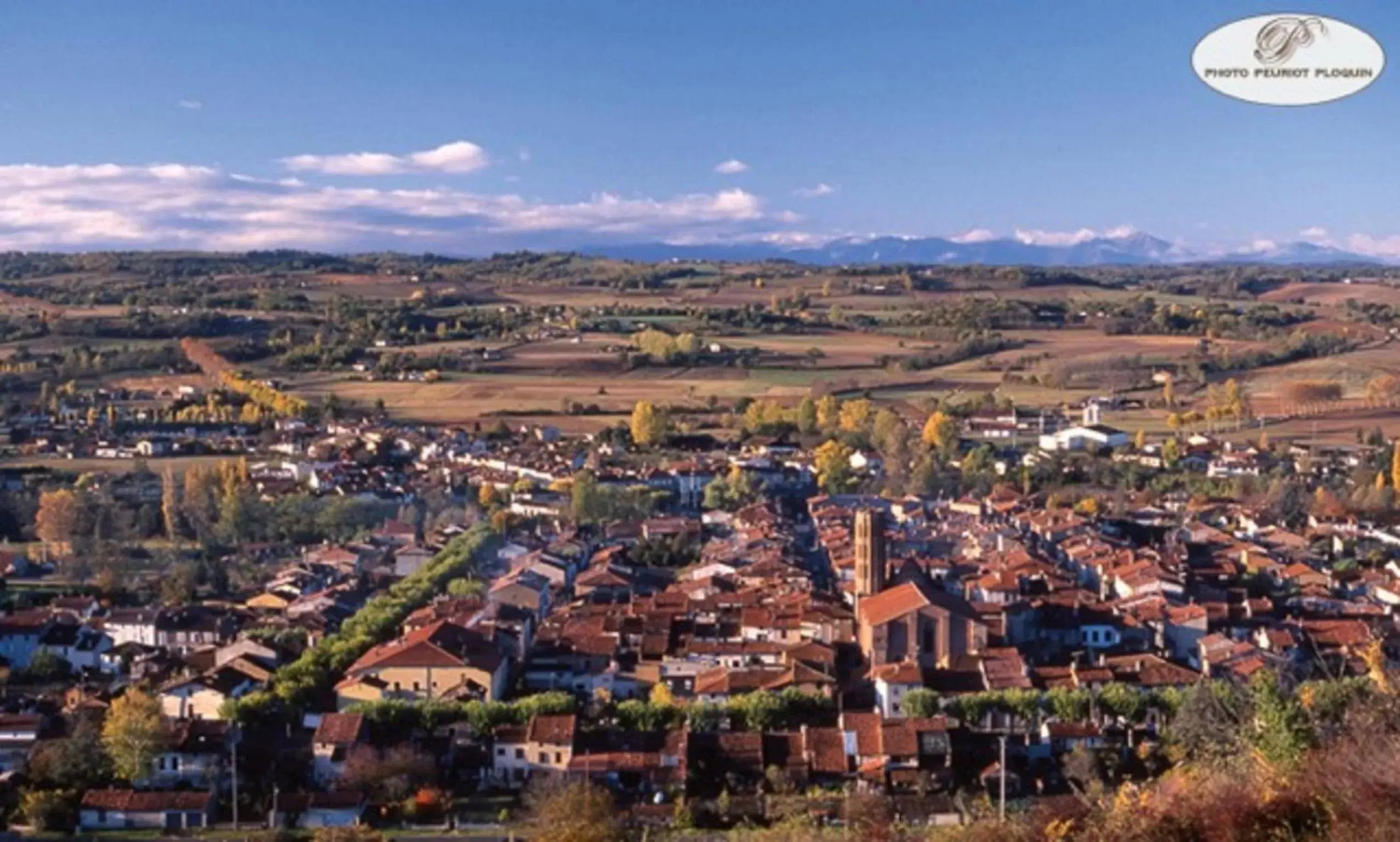 City view, Bird's-eye View in La Halte du Temps