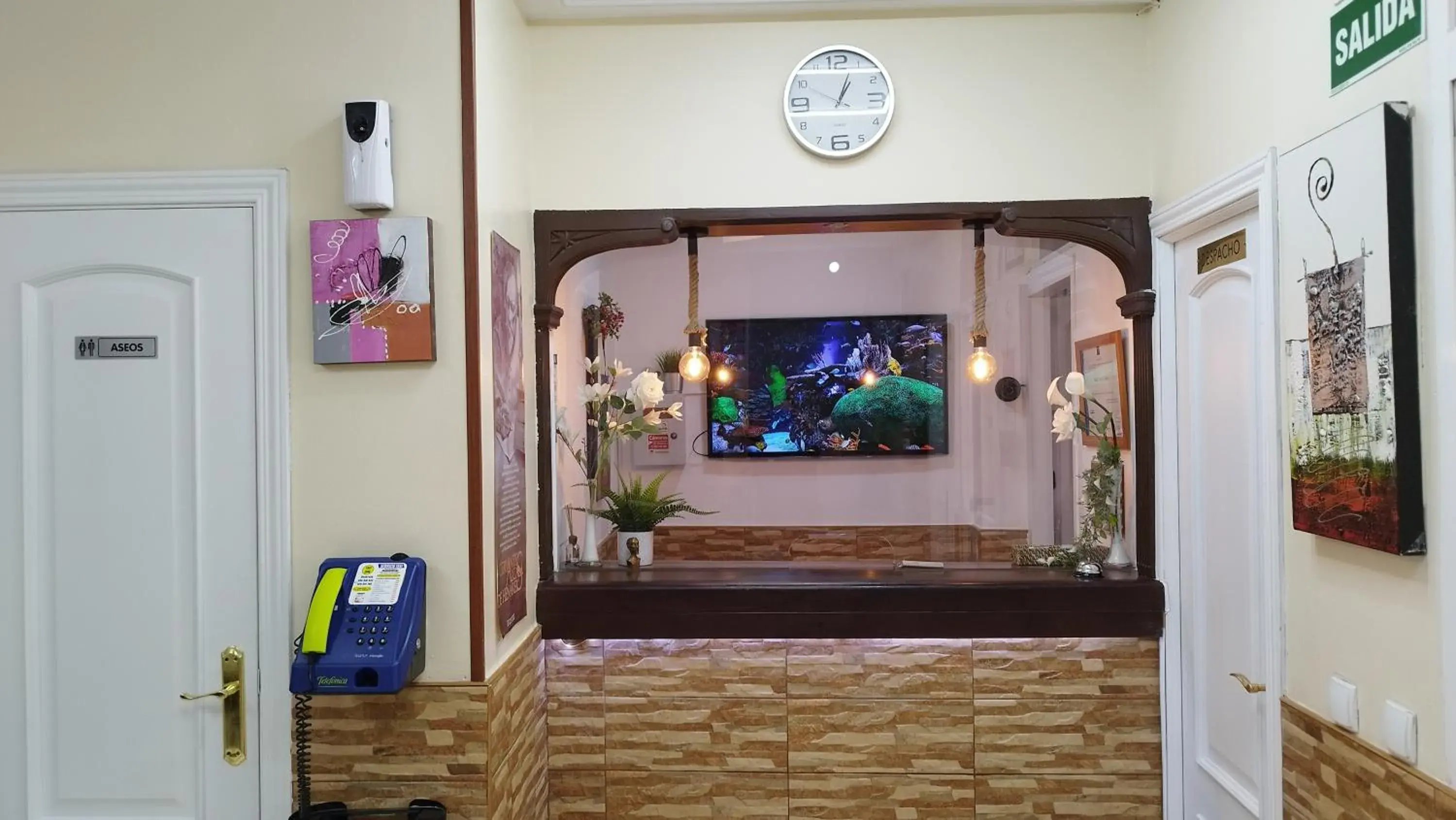 Lobby or reception in Hotel Cuatro Caños