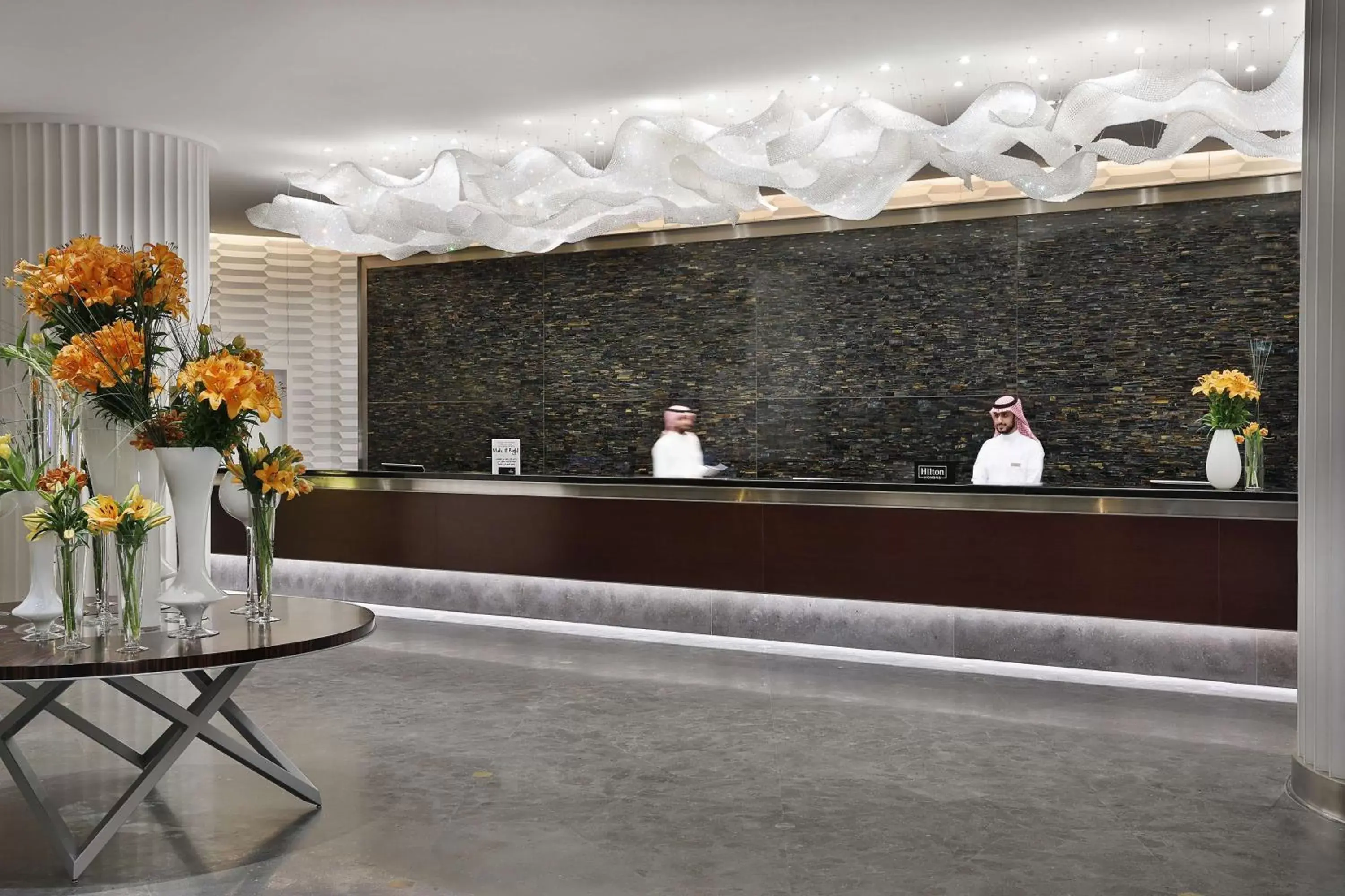 Lobby or reception in Hilton Riyadh Hotel & Residences Lobby or reception in Hilton Riyadh Hotel & Residences