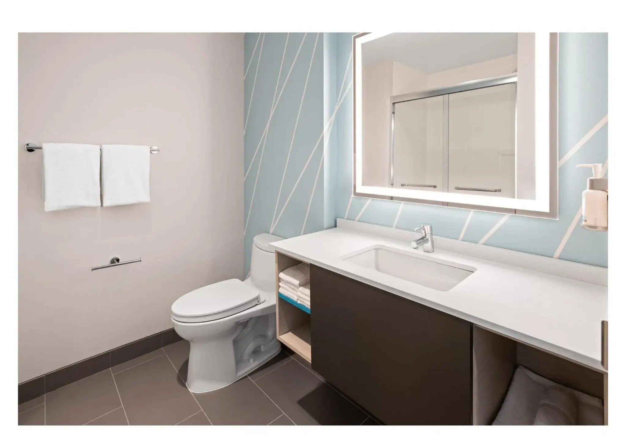 Bathroom in avid hotels - Brooklyn Dyker Heights, an IHG Hotel-BRAND NEW