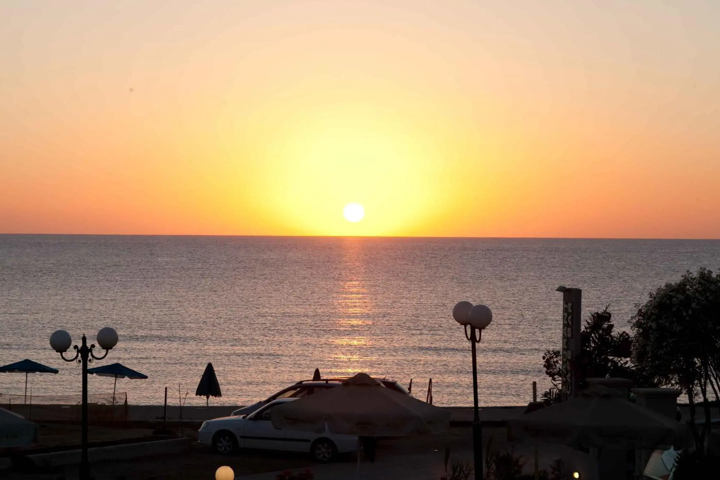 View (from property/room), Sunrise/Sunset in Georgioupolis Beach Hotel