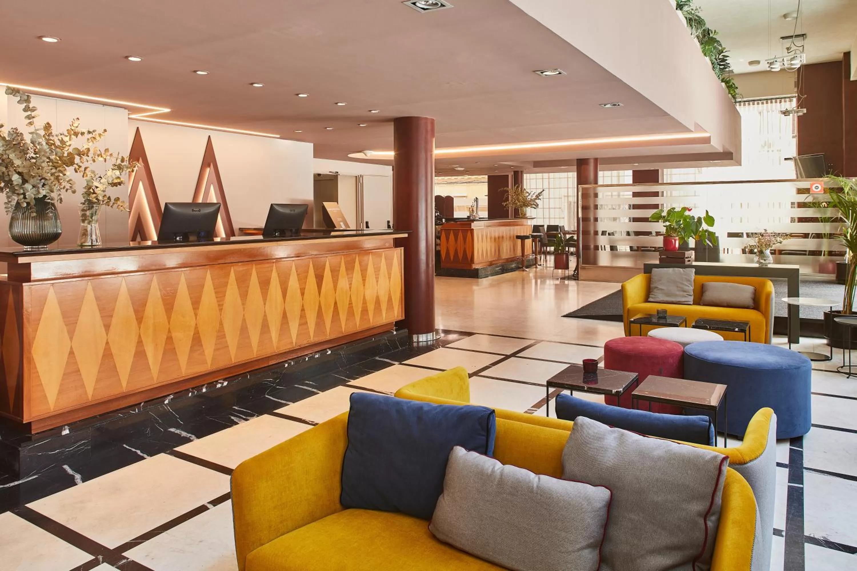 Lobby or reception in Silken Sant Gervasi