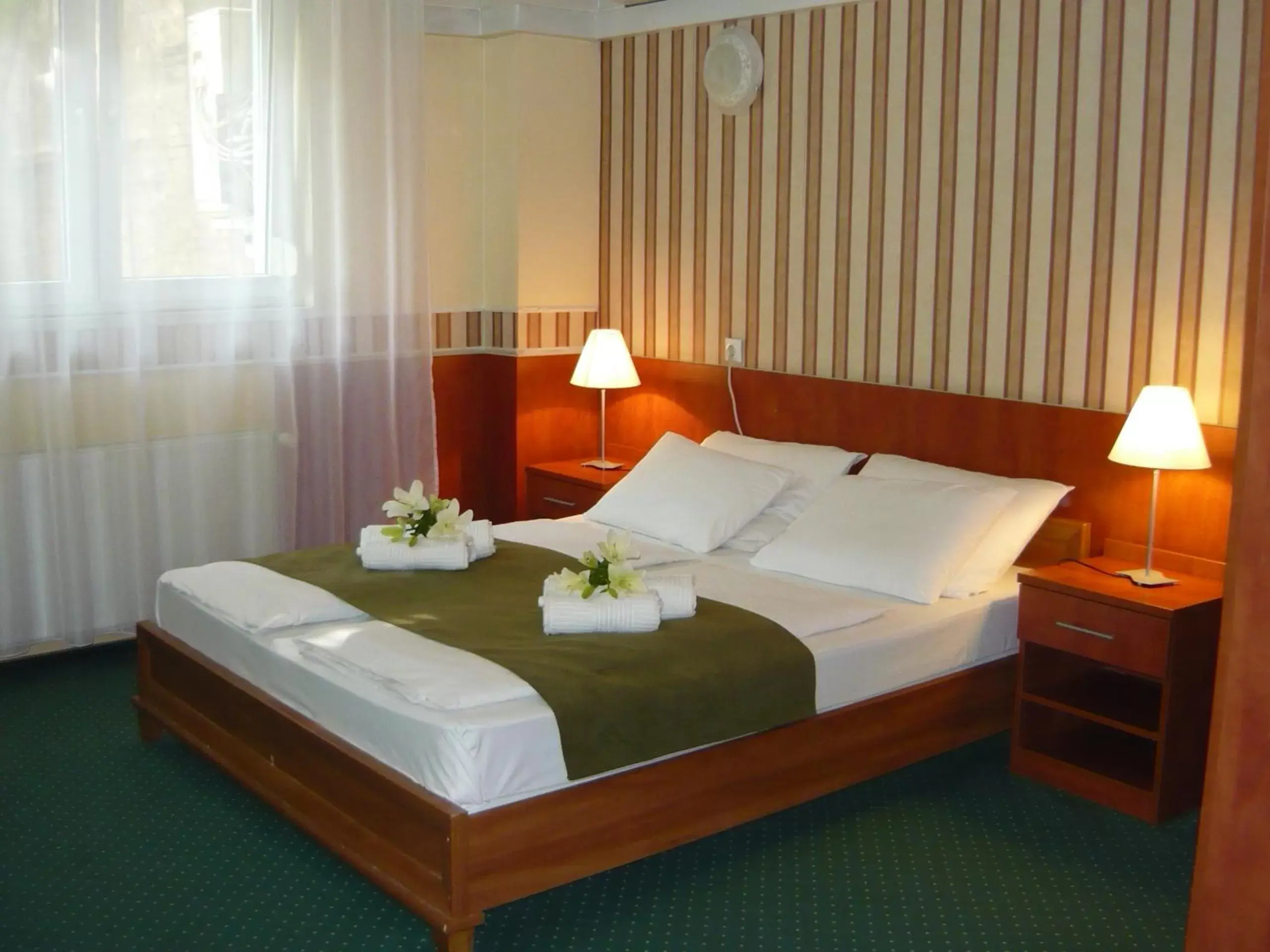 Bed in Atlantic Hotel