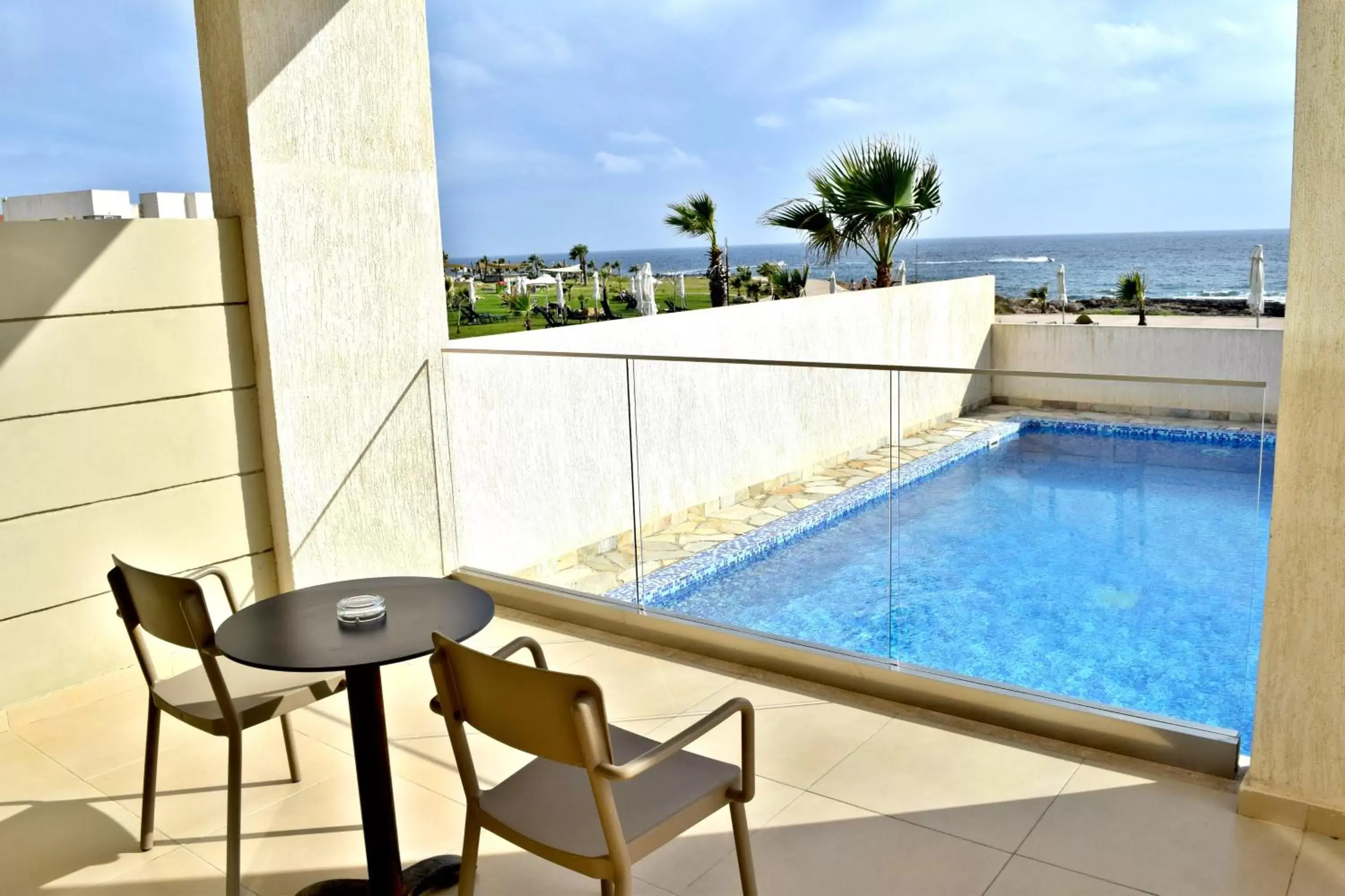 Pool view, Balcony/Terrace in Amphora Hotel & Suites