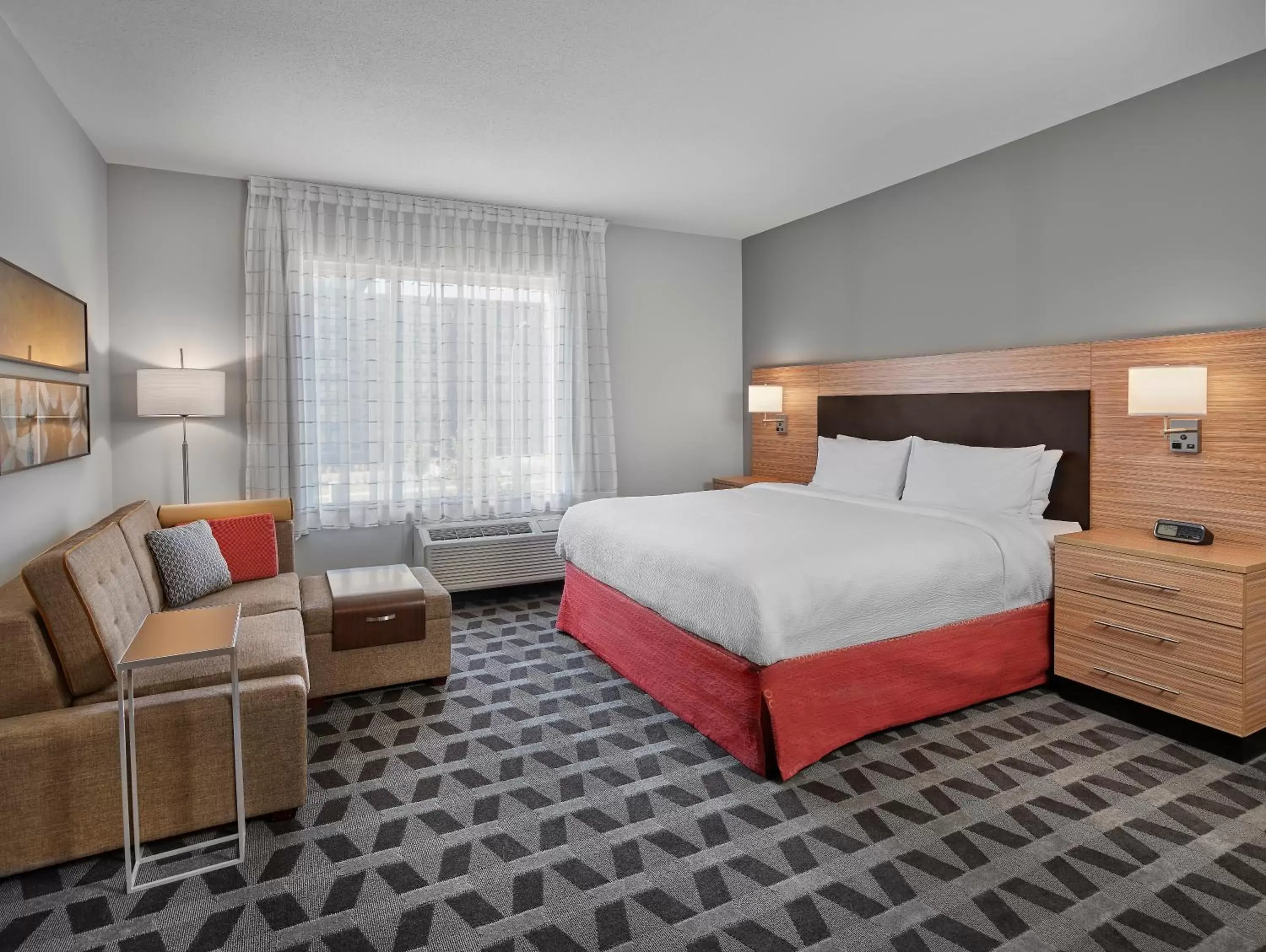 Bed in TownePlace Suites by Marriott Edmonton Sherwood Park