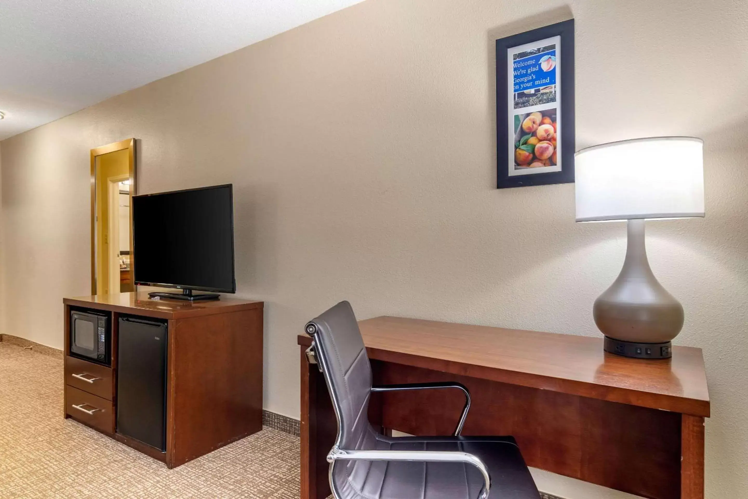Bedroom, TV/Entertainment Center in Comfort Inn & Suites Macon North I-75