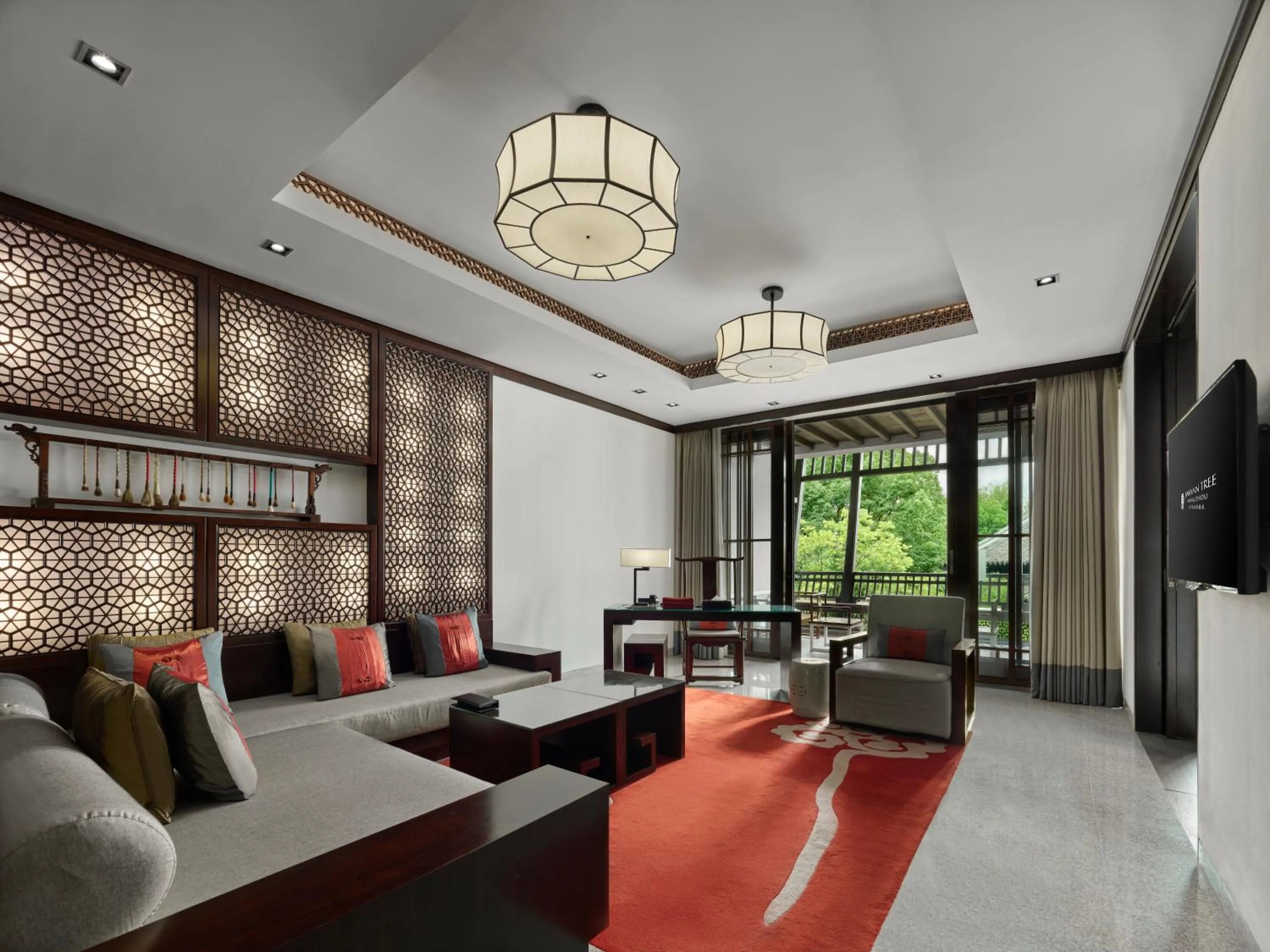Living room in Banyan Tree Hangzhou