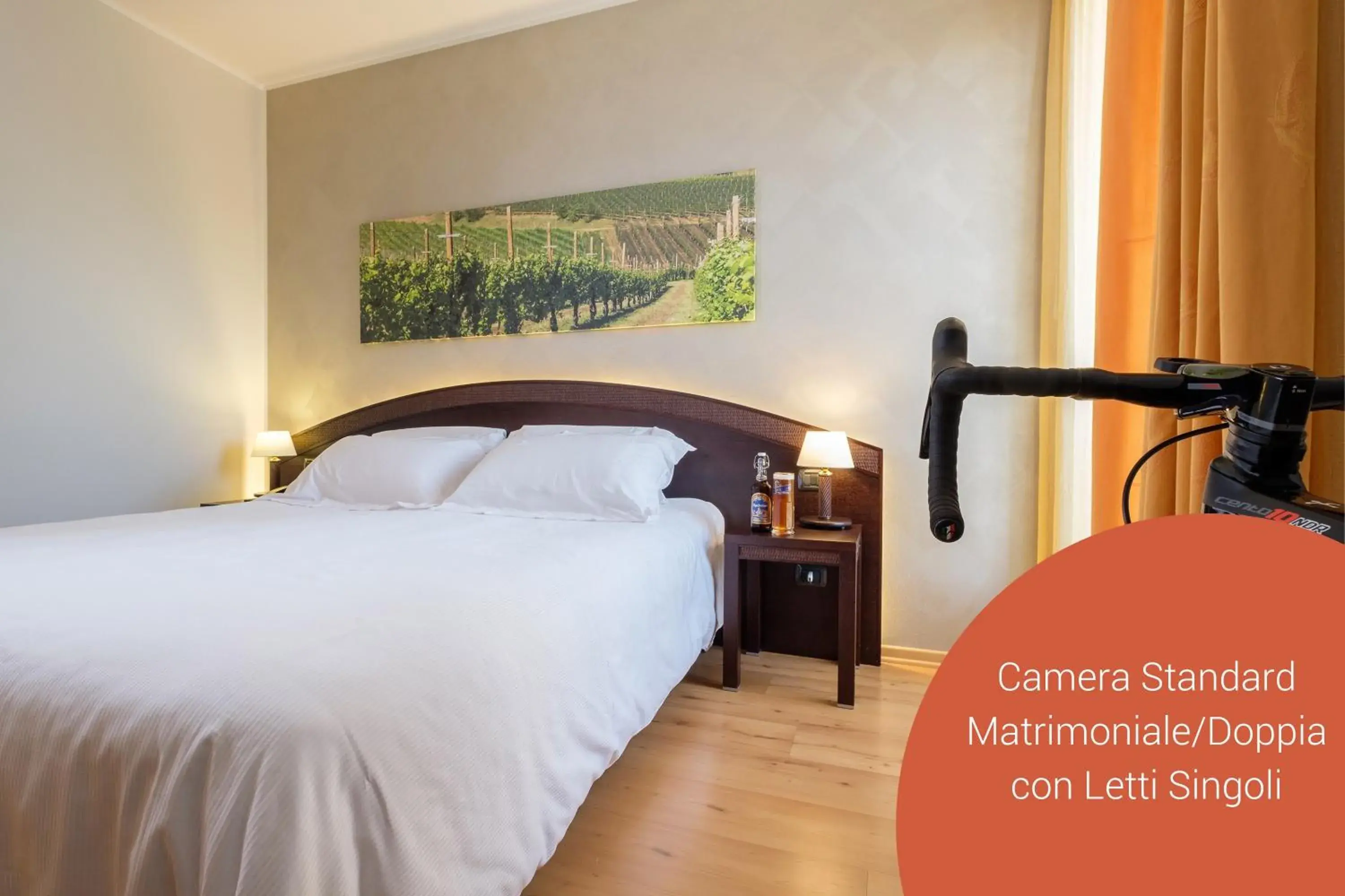 Bedroom, Bed in Wine Hotel San Giacomo Activity & Wellness