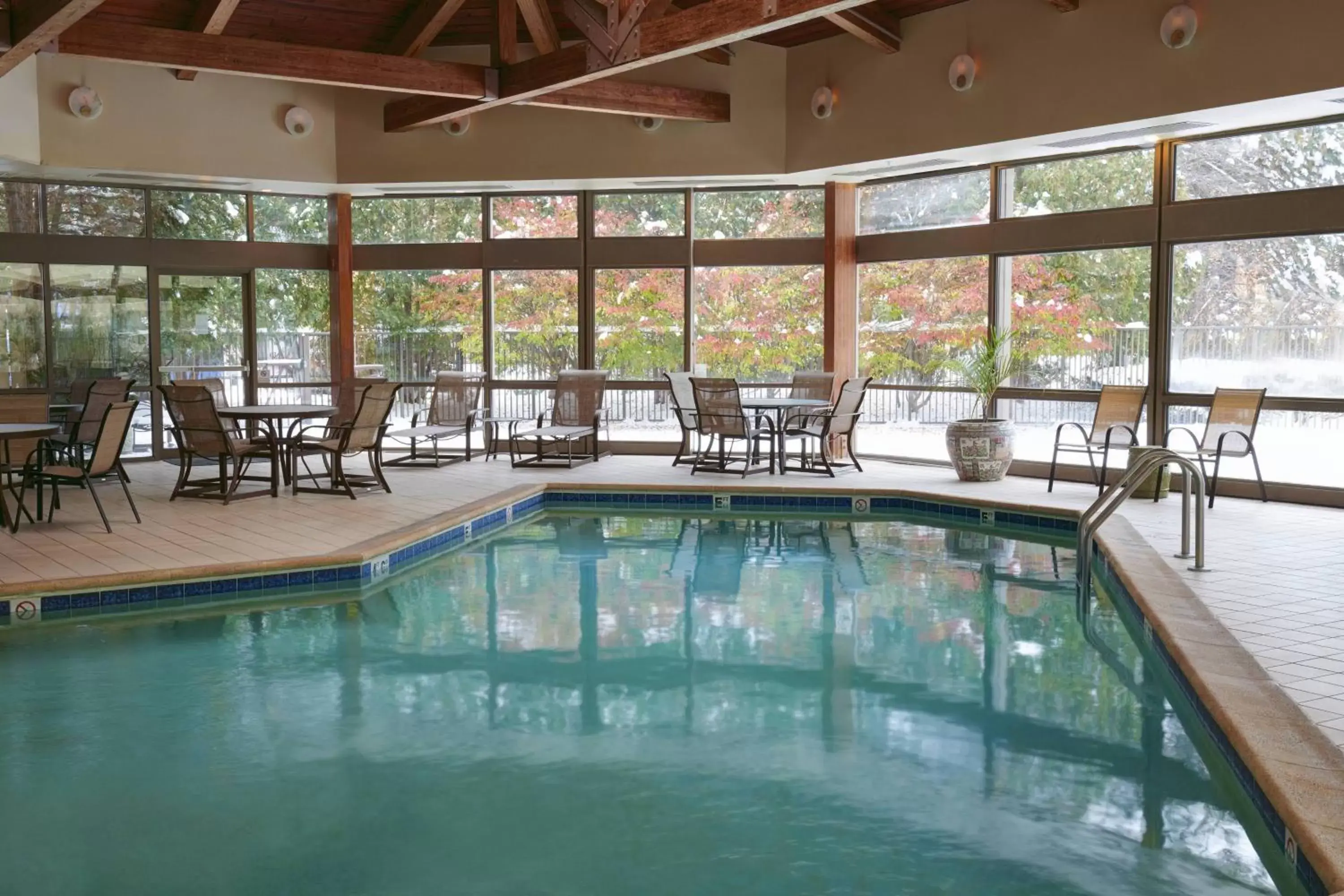 Swimming Pool in Detroit Marriott Livonia