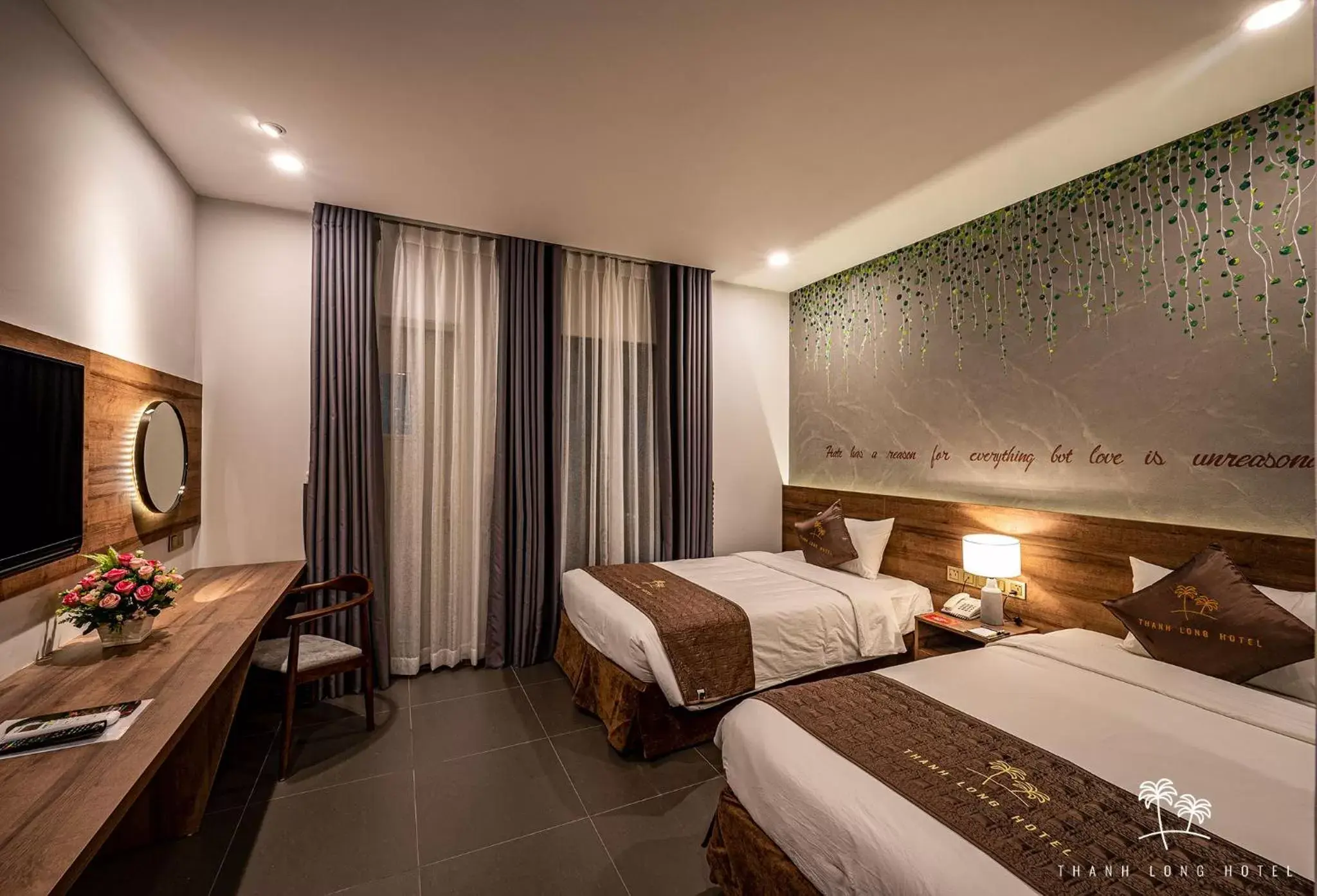 Bed in Thanh Long Hotel - Tra Khuc