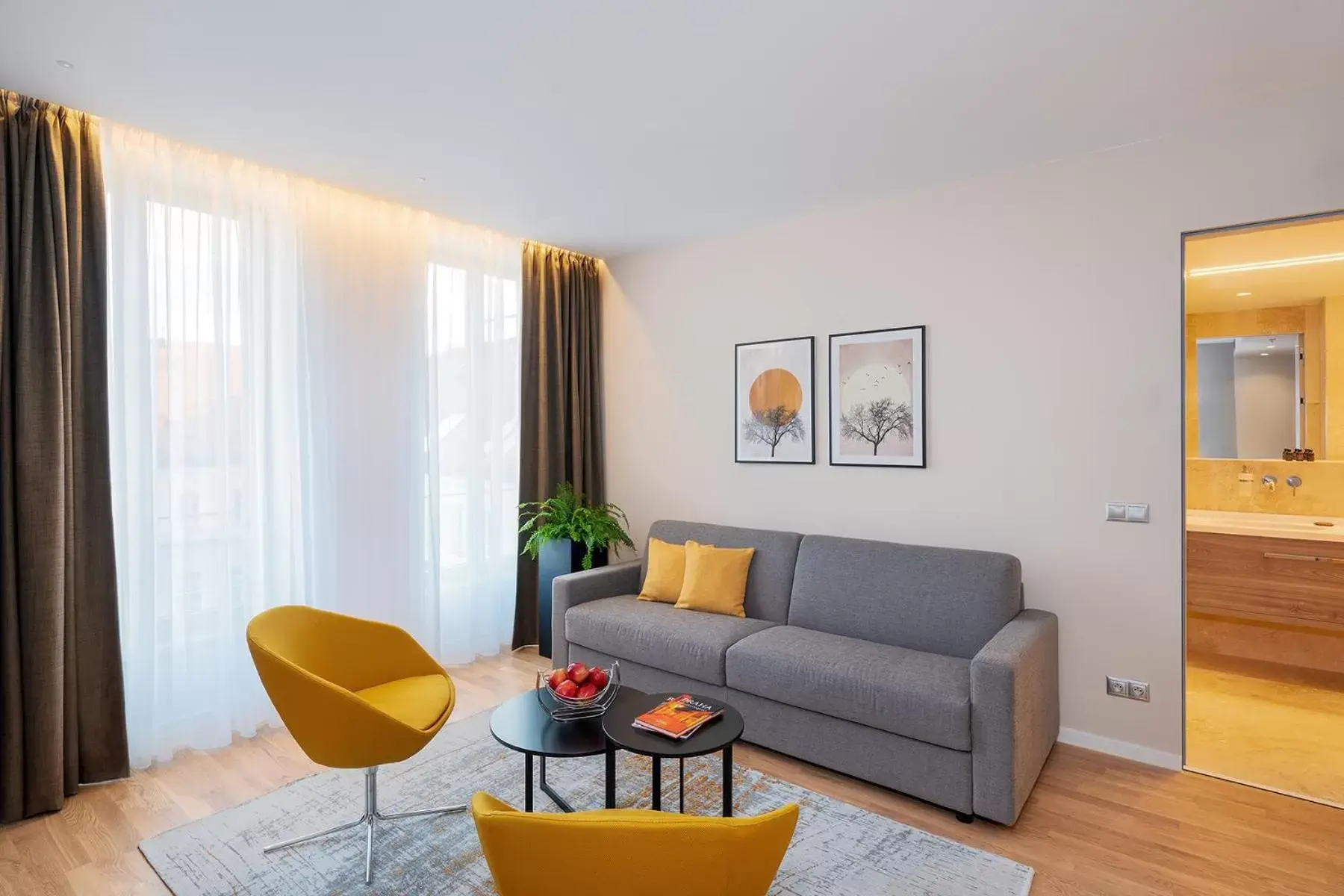 Living room in Hotel CUBE Prague Living room in Hotel CUBE Prague