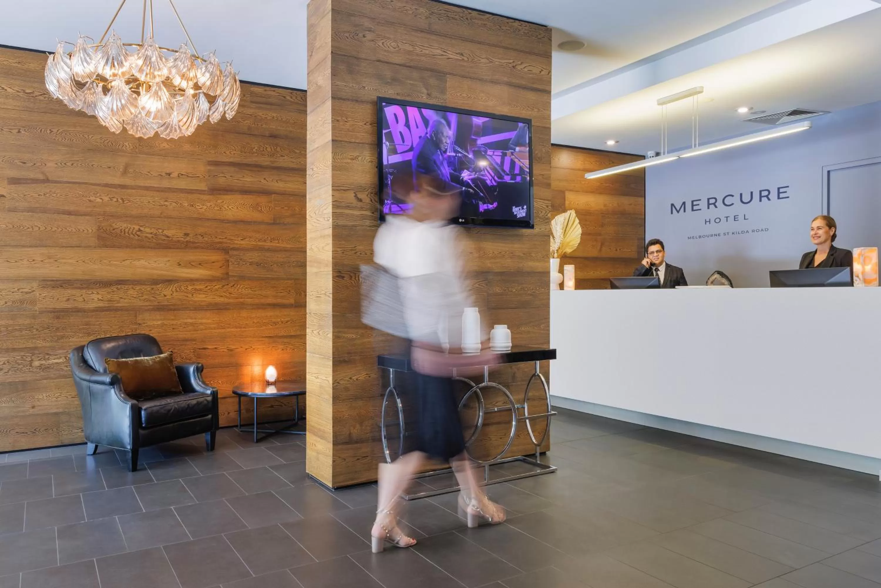 Lobby or reception, Lobby/Reception in Mercure Melbourne St Kilda Road