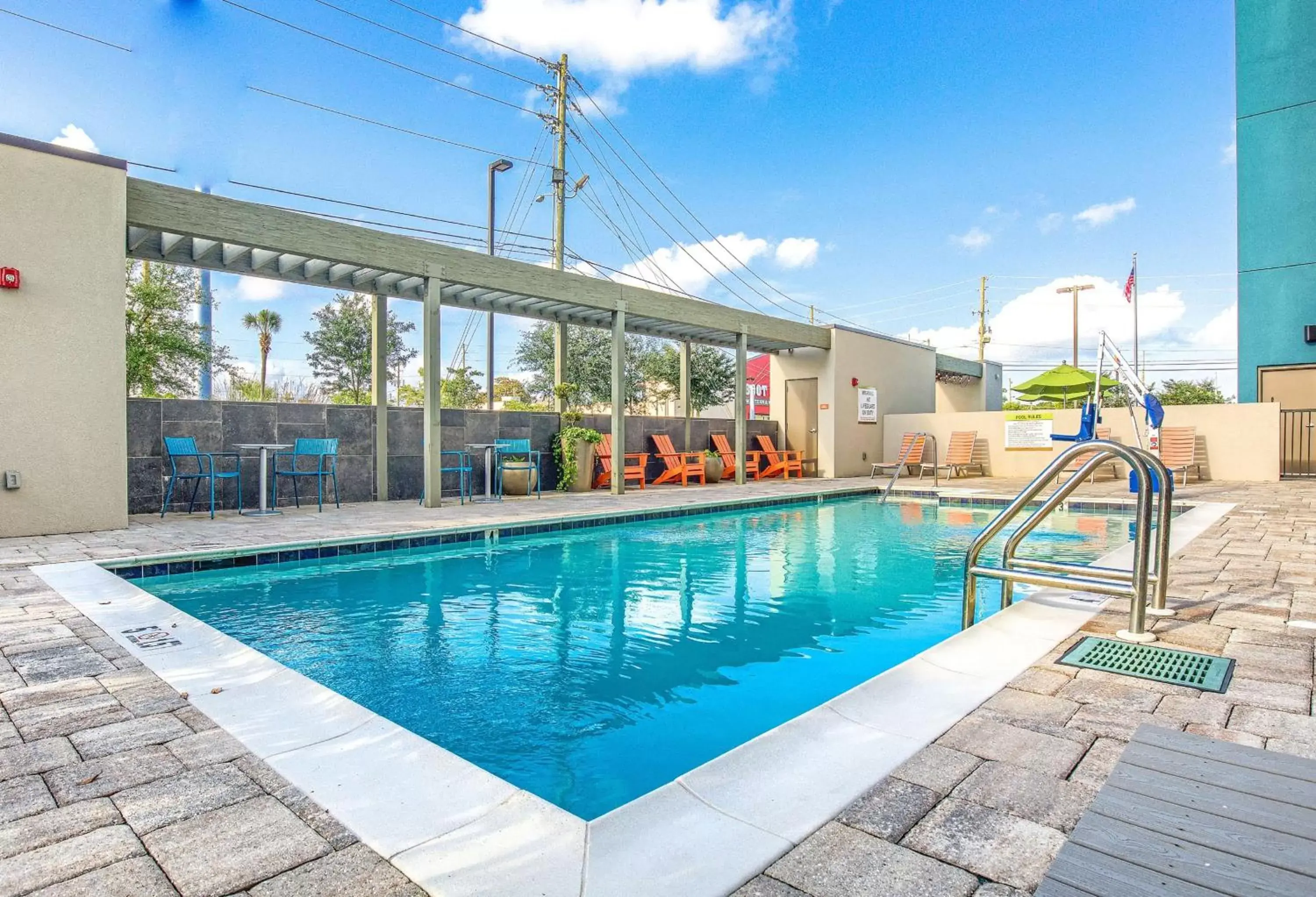 Pool view, Swimming Pool in Home2 Suites by Hilton Mobile West I-10 Tillmans Corner