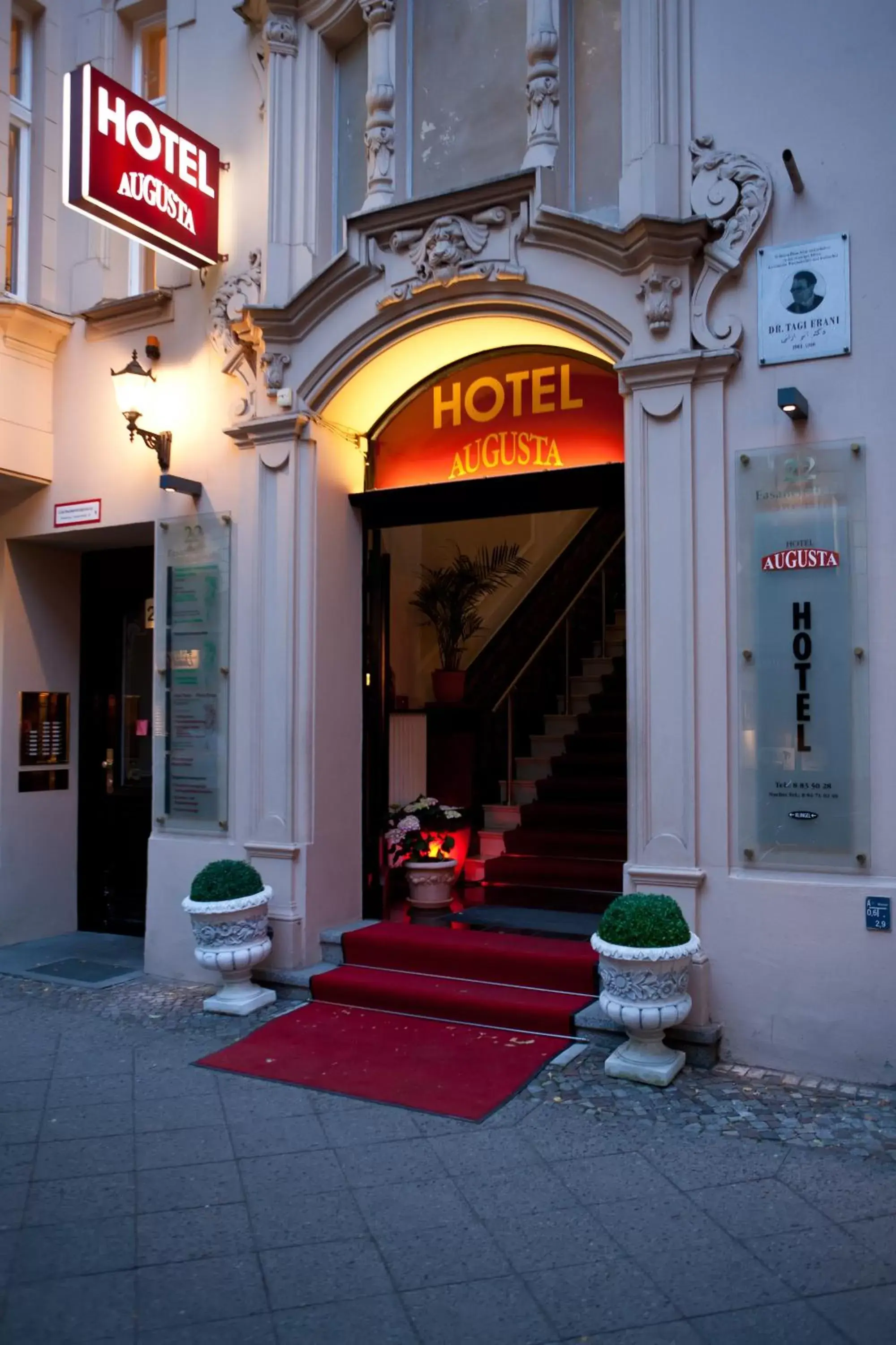 Facade/entrance in Hotel Augusta Am Kurfürstendamm