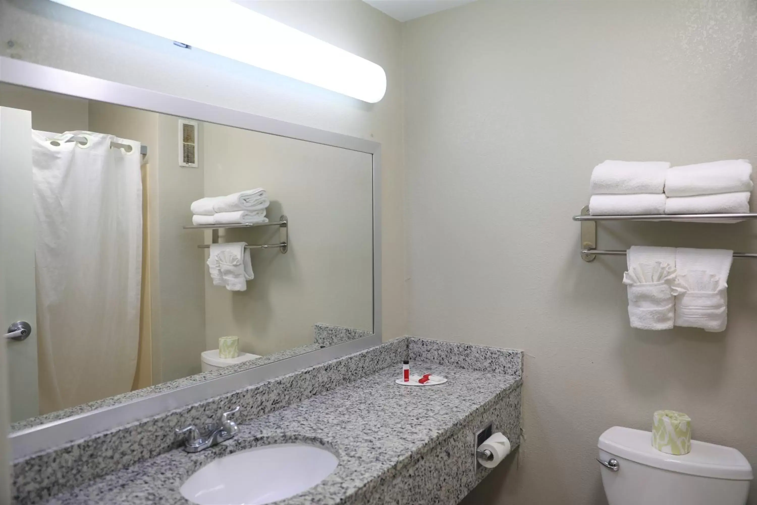 Bathroom in Days Inn by Wyndham Manassas