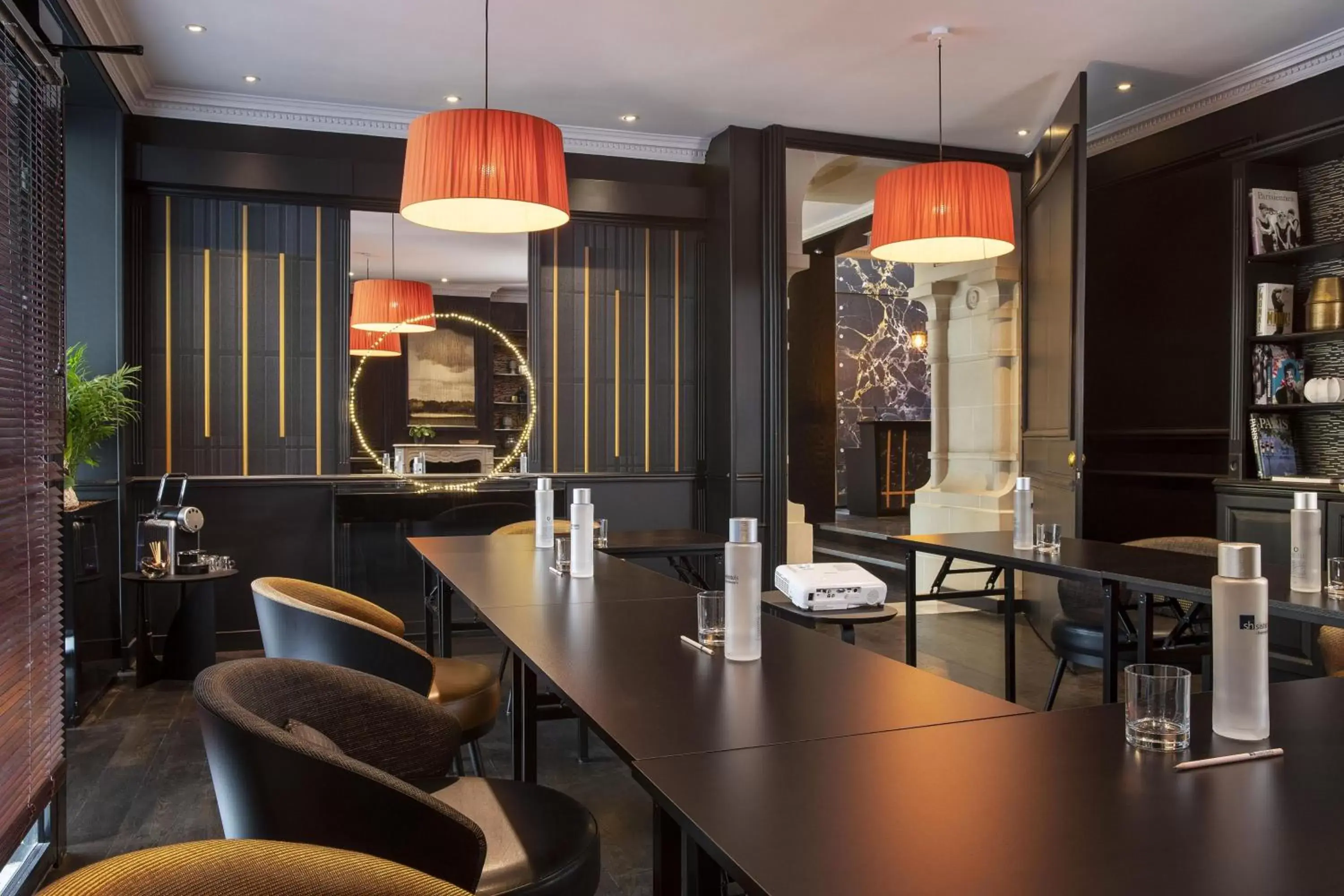 Meeting/conference room, Restaurant/Places to Eat in Hôtel Elysées Régencia