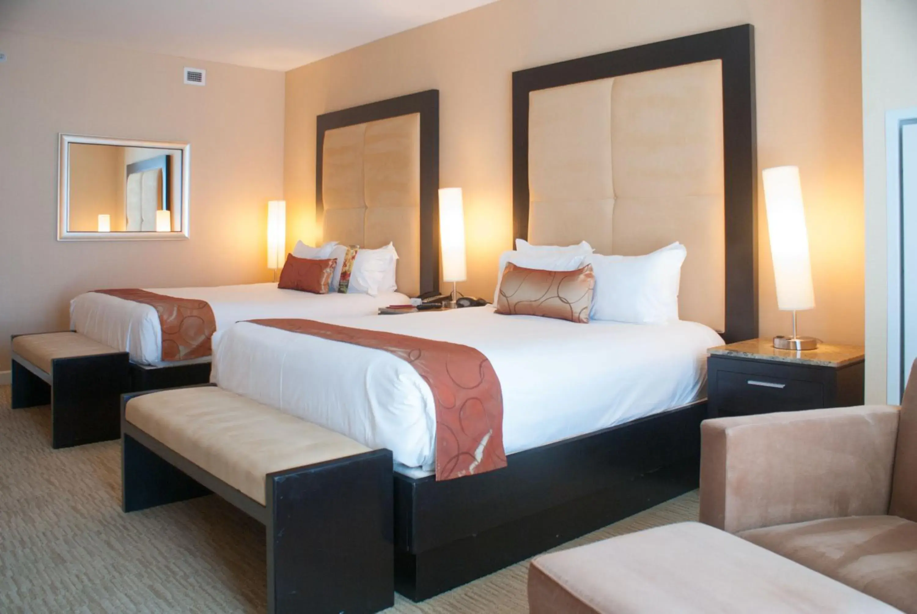 Bed in Agua Caliente Casino Resort Spa