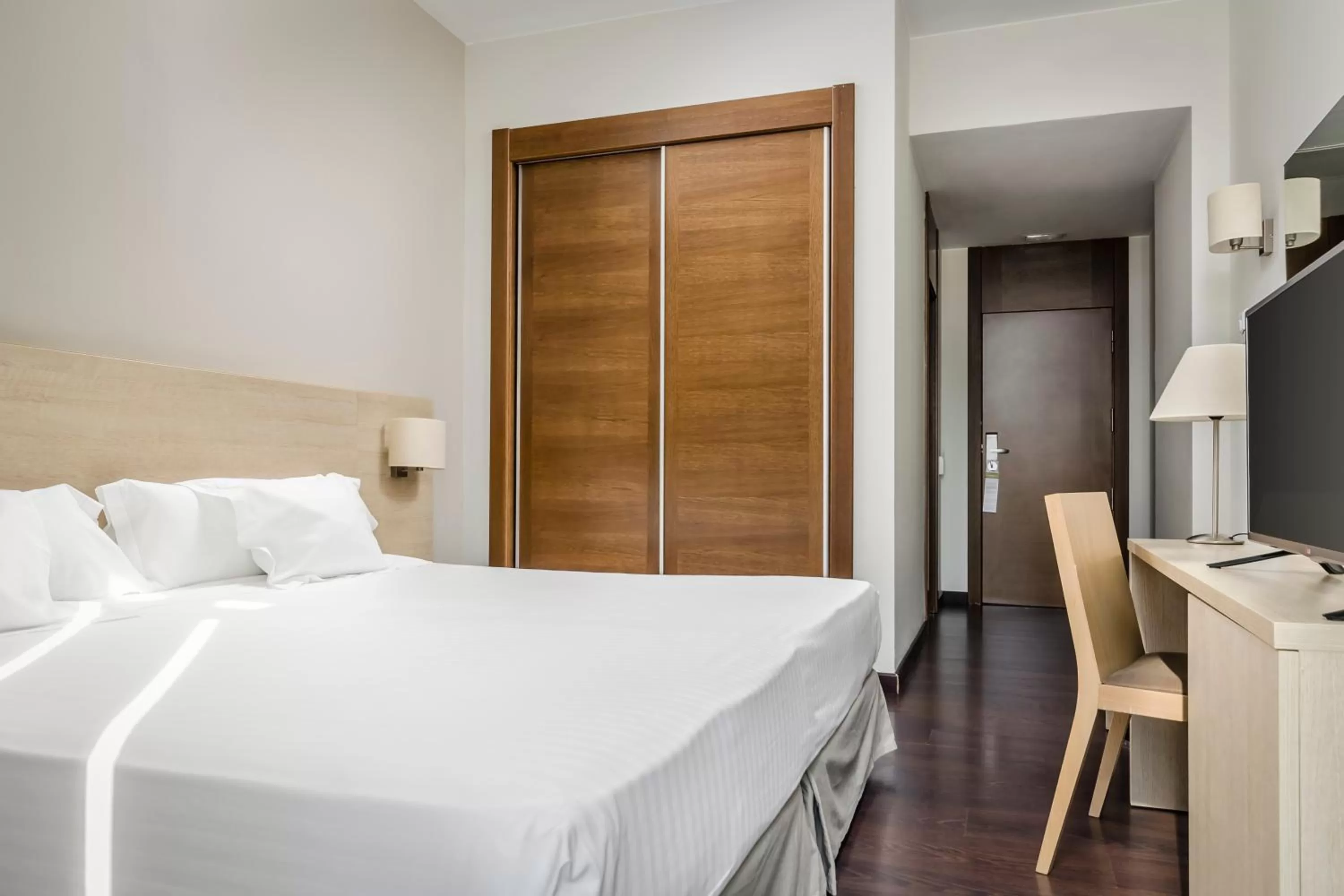 Bed in Hotel Exe Barcelona Gate