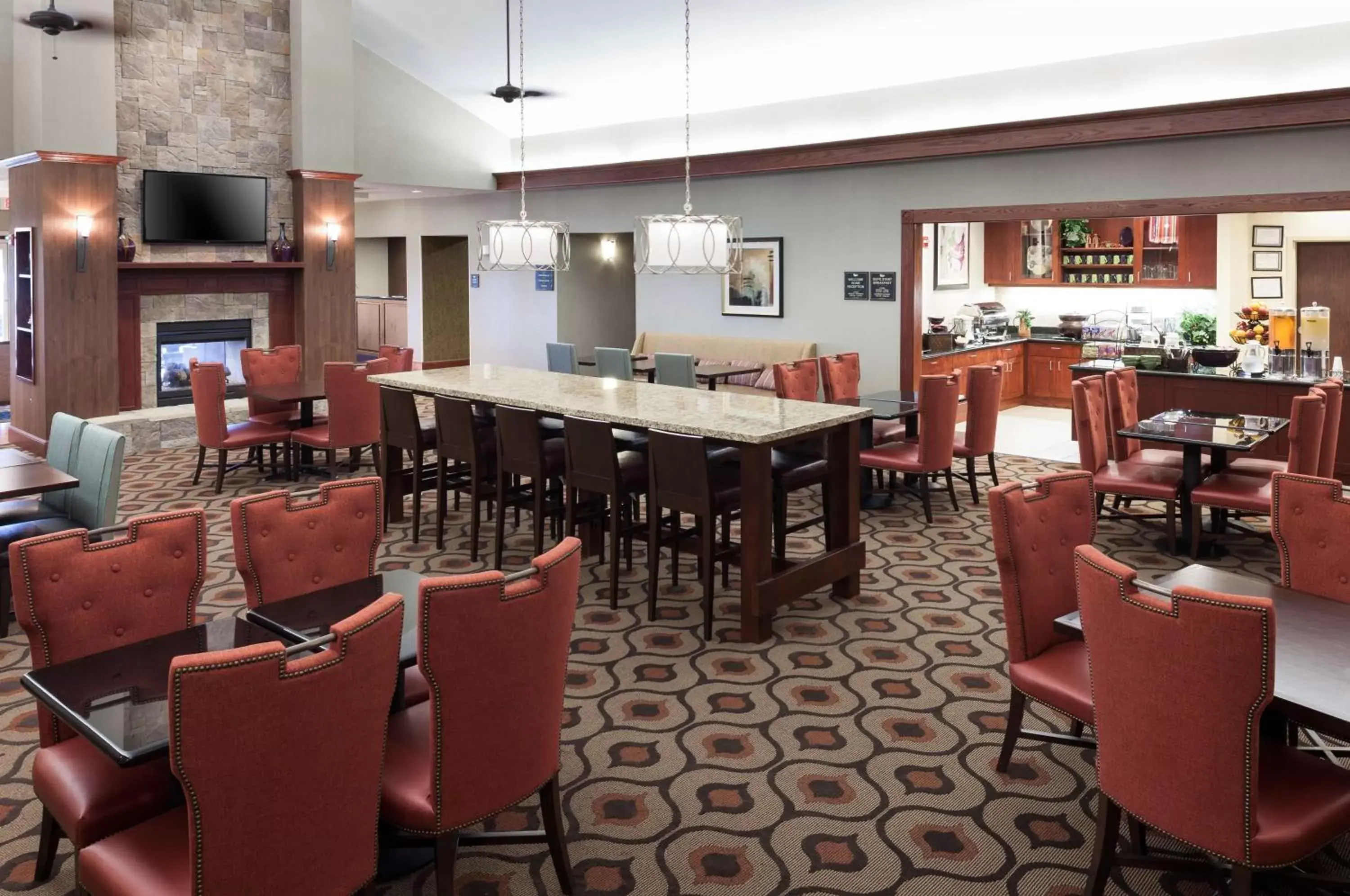 Dining area, Restaurant/Places to Eat in Homewood Suites by Hilton Irving-DFW Airport