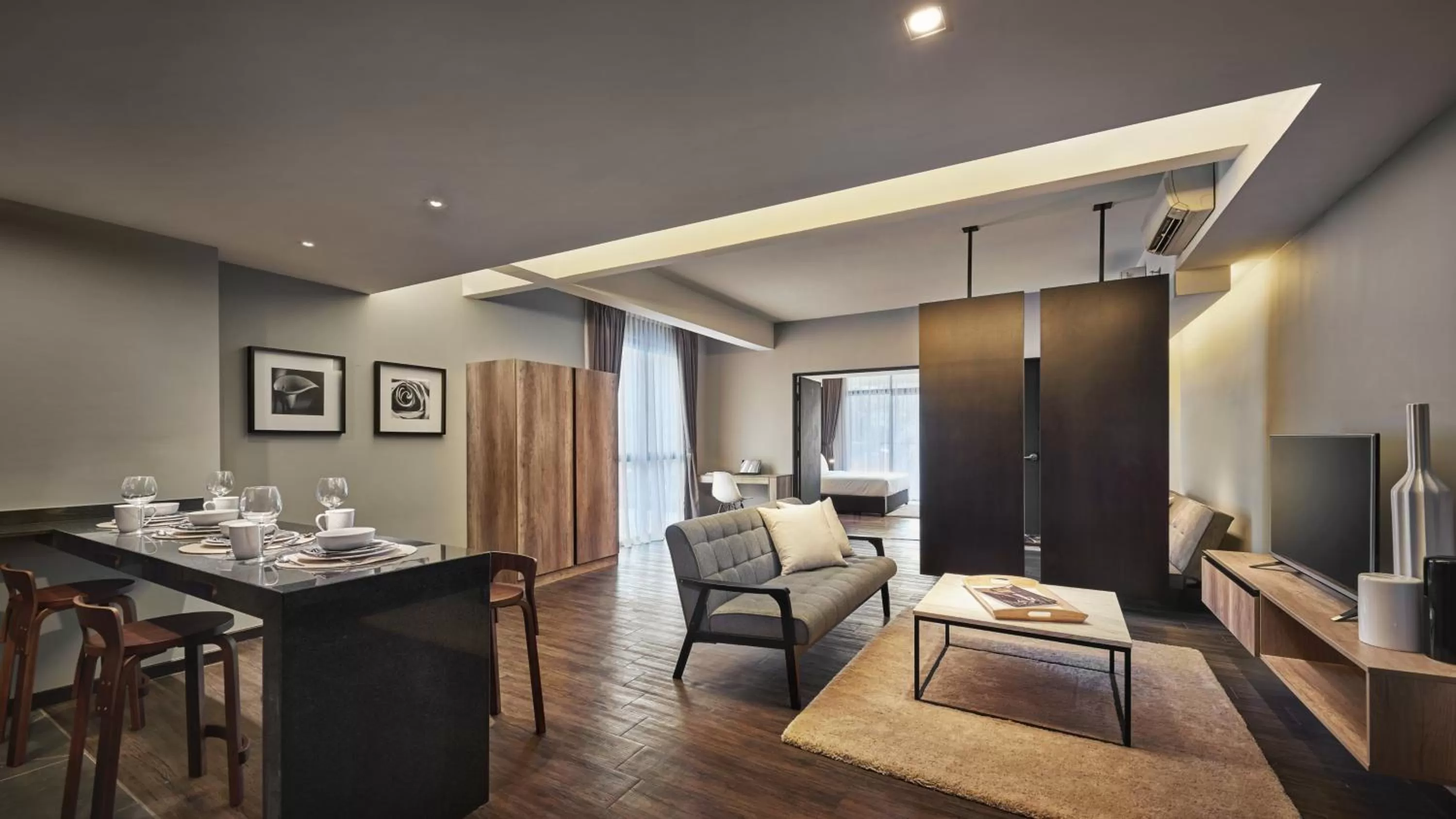 Living room, Seating Area in Tropics Eight Suites