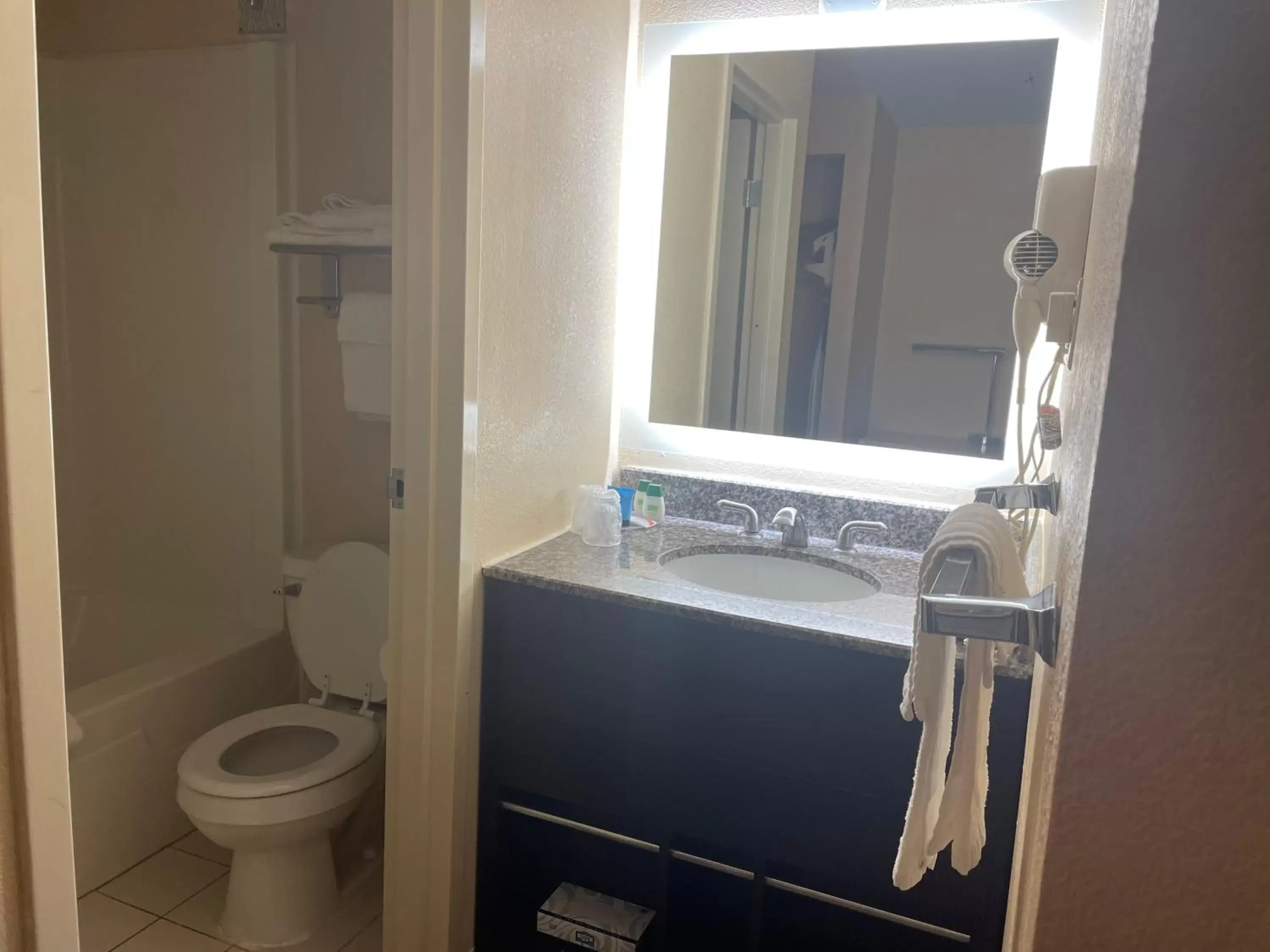 Bathroom in Ramada by Wyndham Harrisburg/Hershey Area