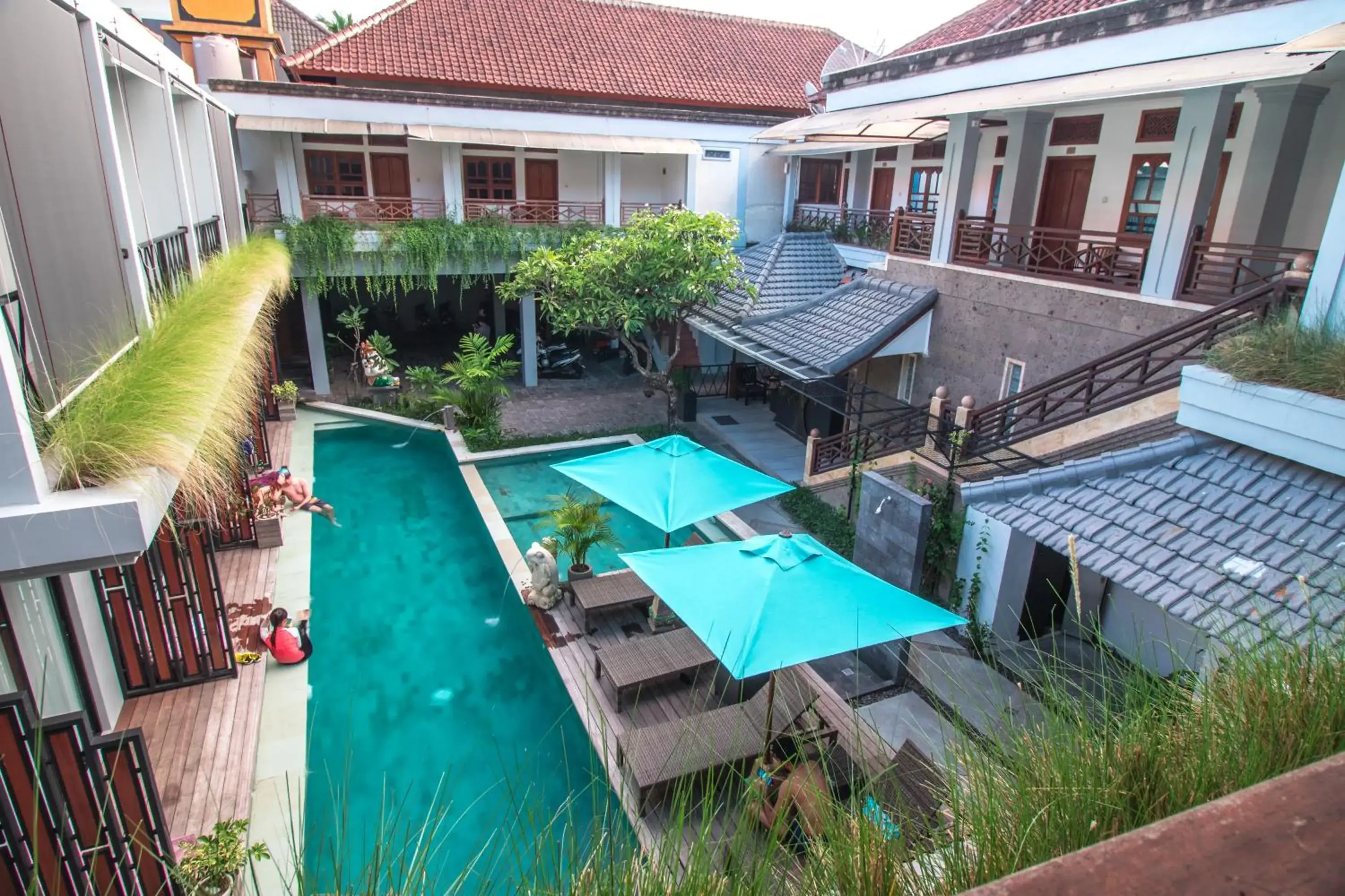 Swimming pool in Gemini Star Hotel Kuta Swimming pool in Gemini Star Hotel Kuta
