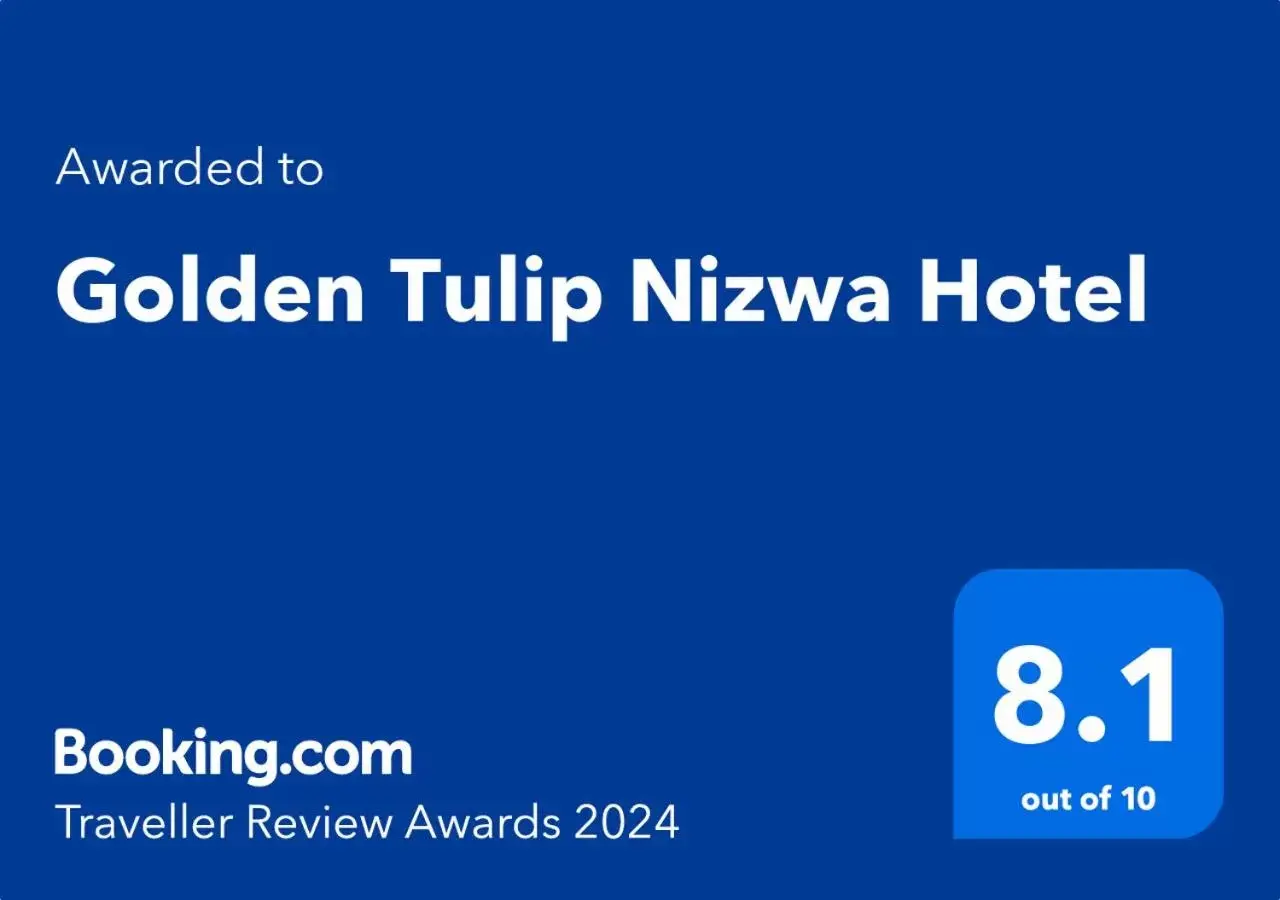 Certificate/Award, Logo/Certificate/Sign/Award in Golden Tulip Nizwa Hotel