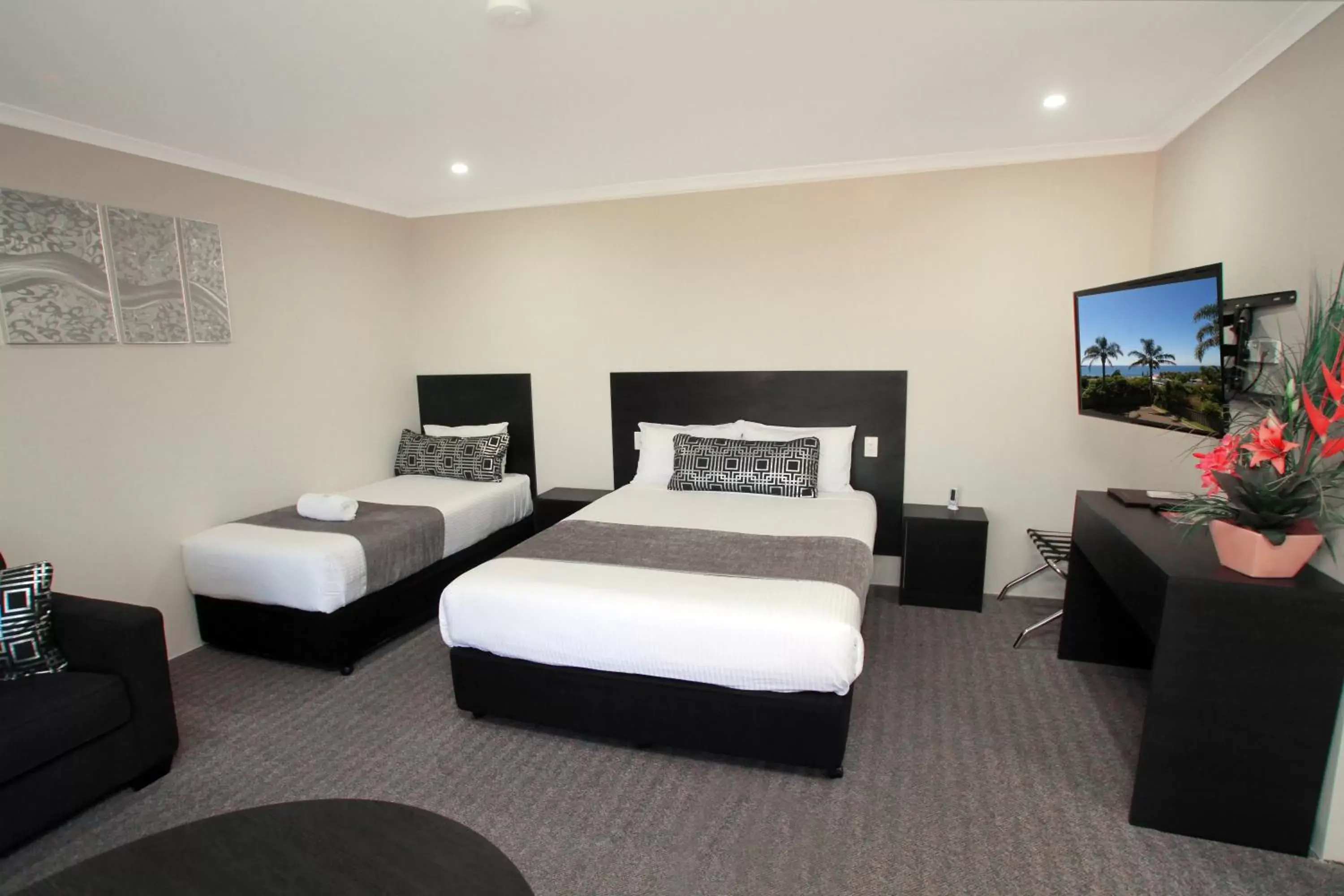 Bed in Twofold Bay Motor Inn Bed in Twofold Bay Motor Inn