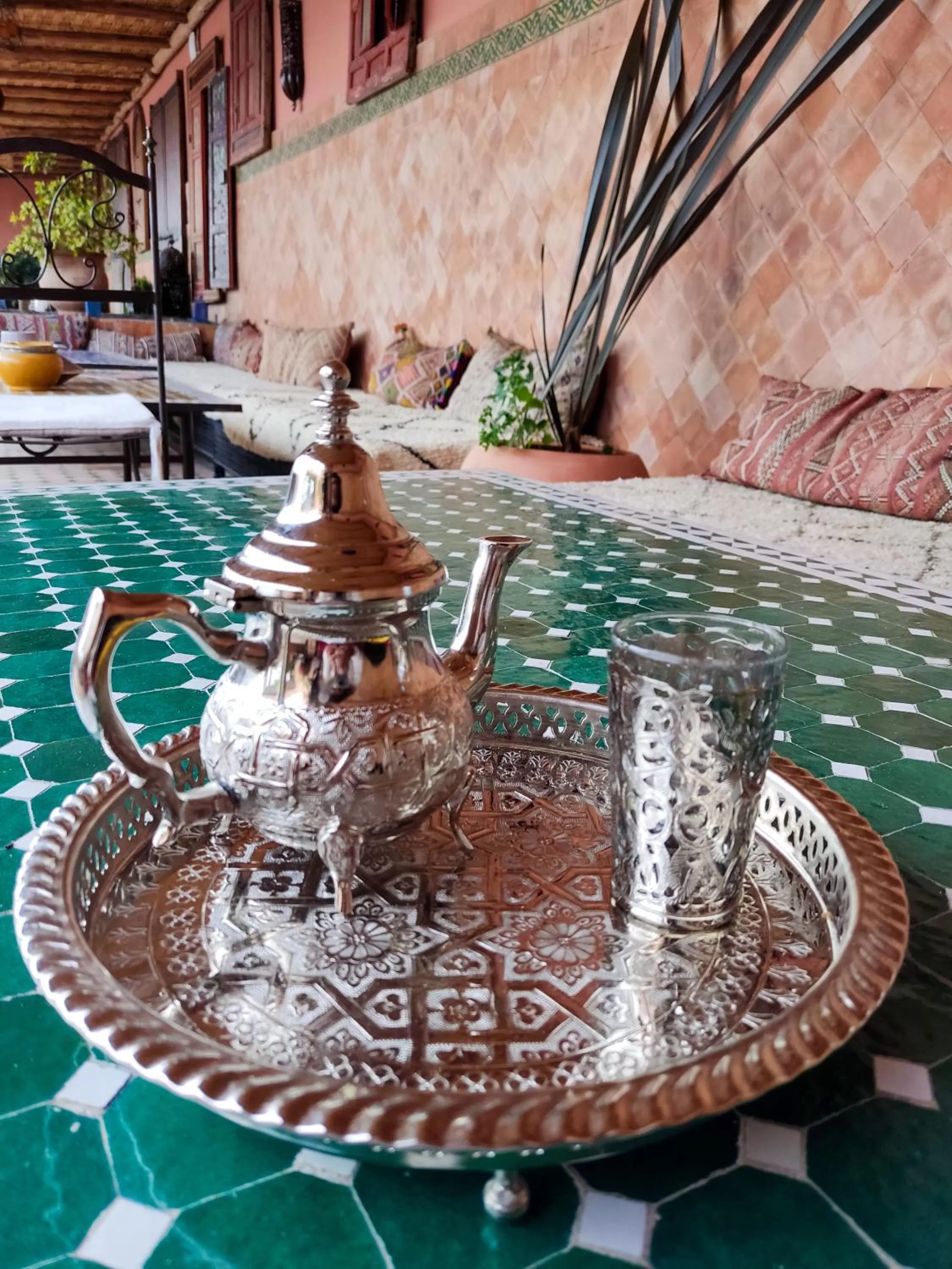 Patio in Riad le petit ksar