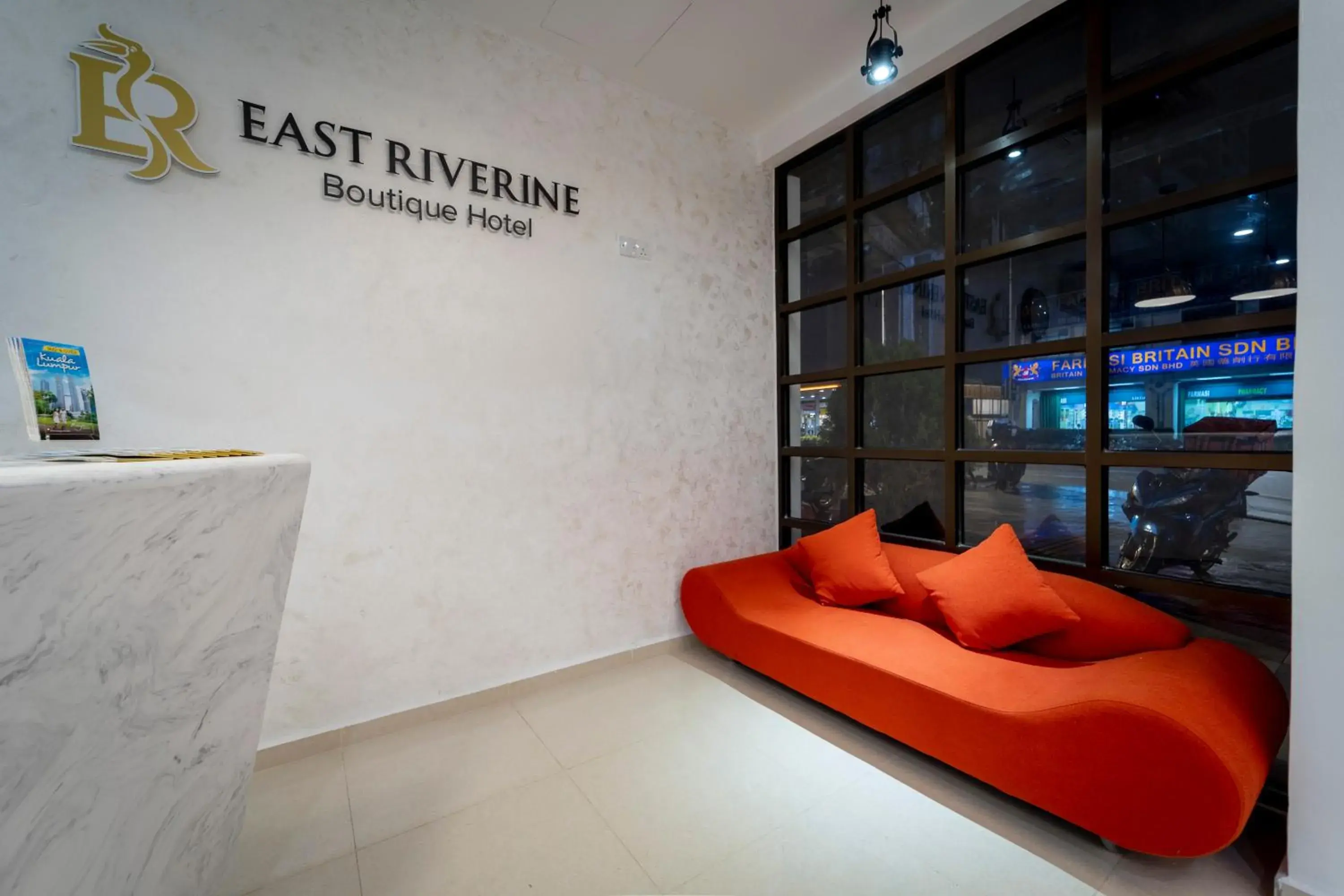 Lobby or reception in East Riverine Boutique Hotel