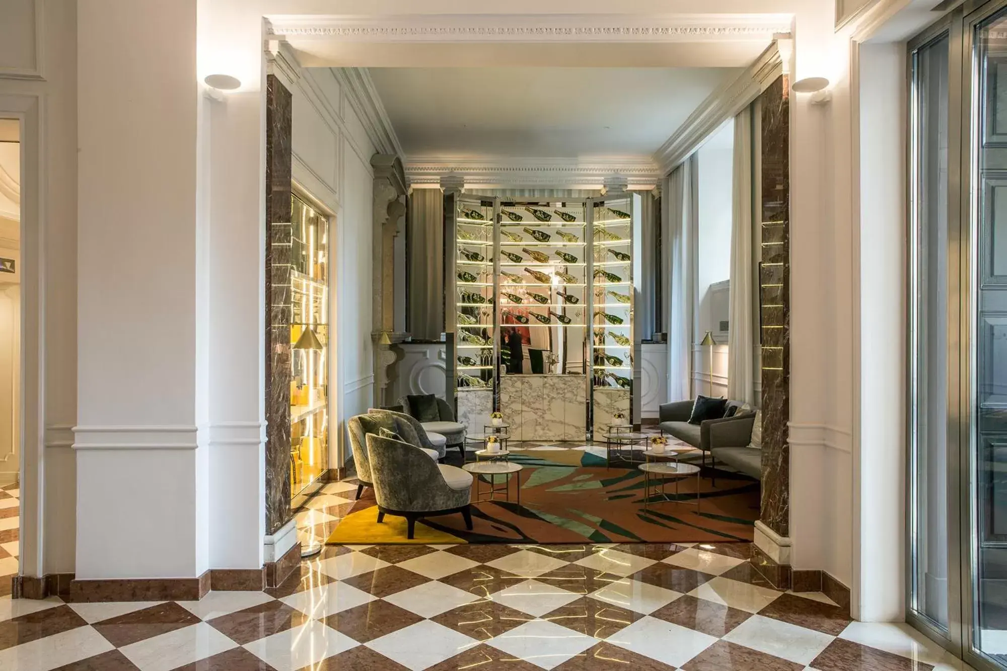 Lobby or reception, Seating Area in Sofitel Roma Villa Borghese