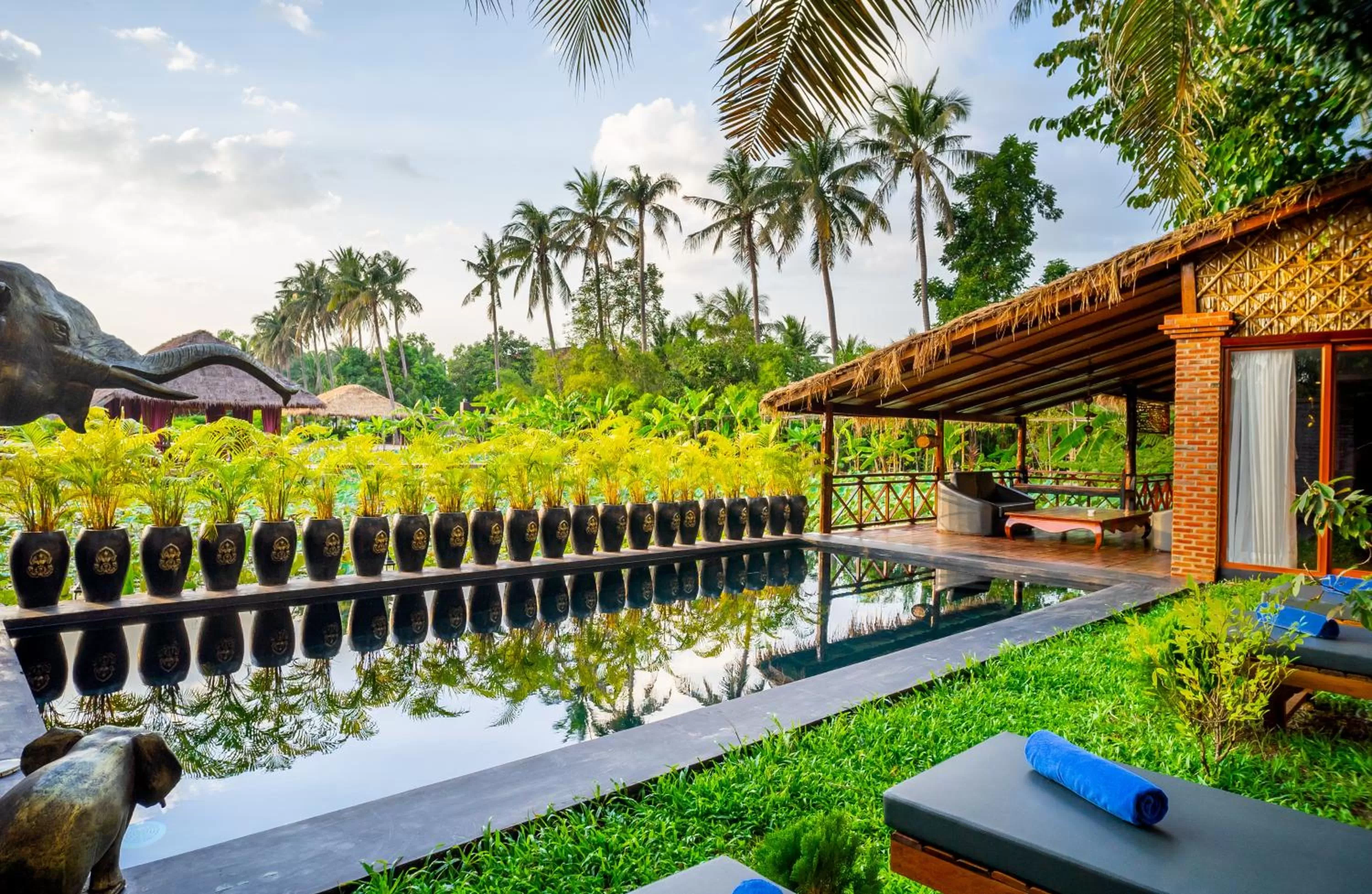 Swimming pool in Authentic Khmer Village Resort