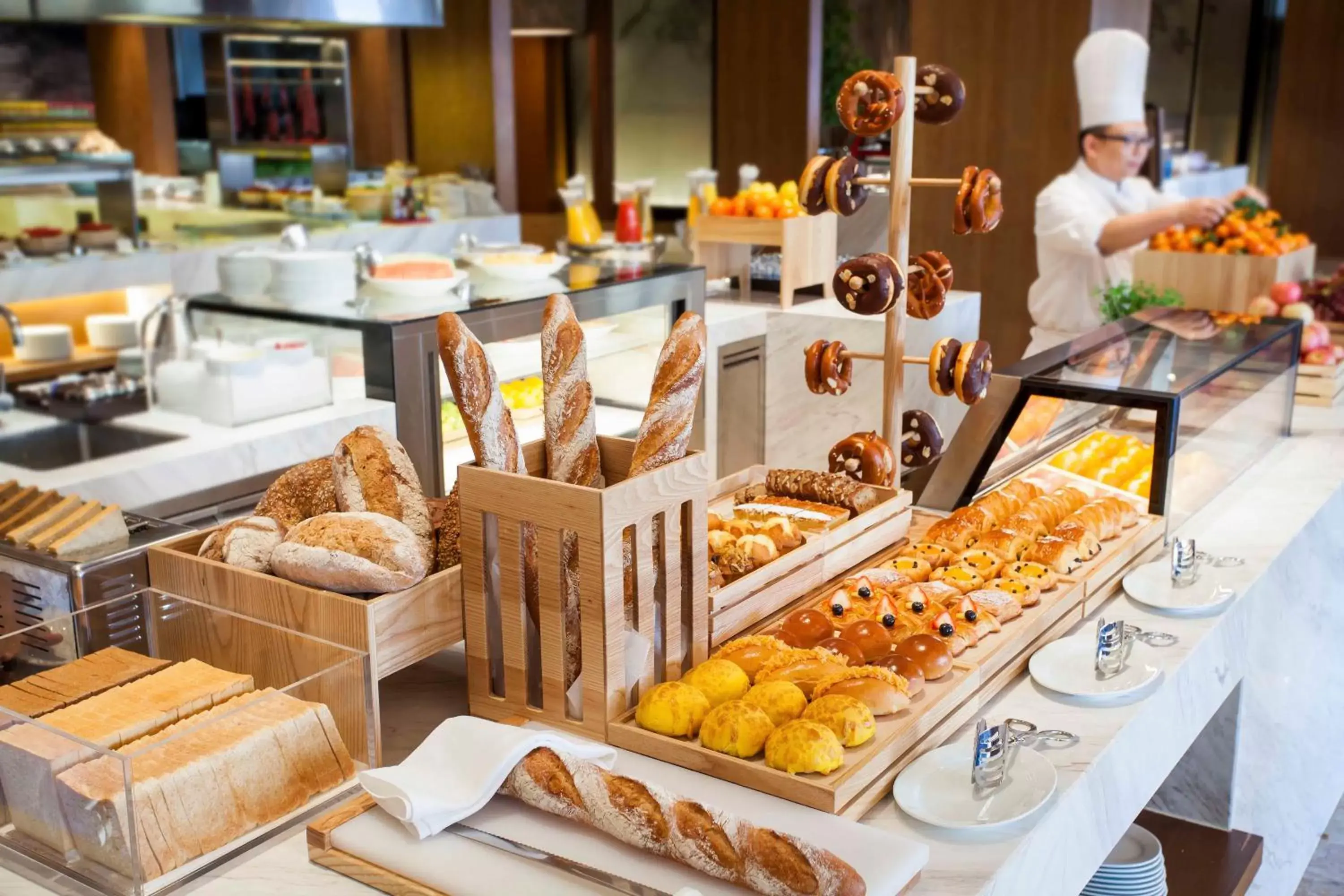 Continental breakfast in Hyatt Regency Changchun