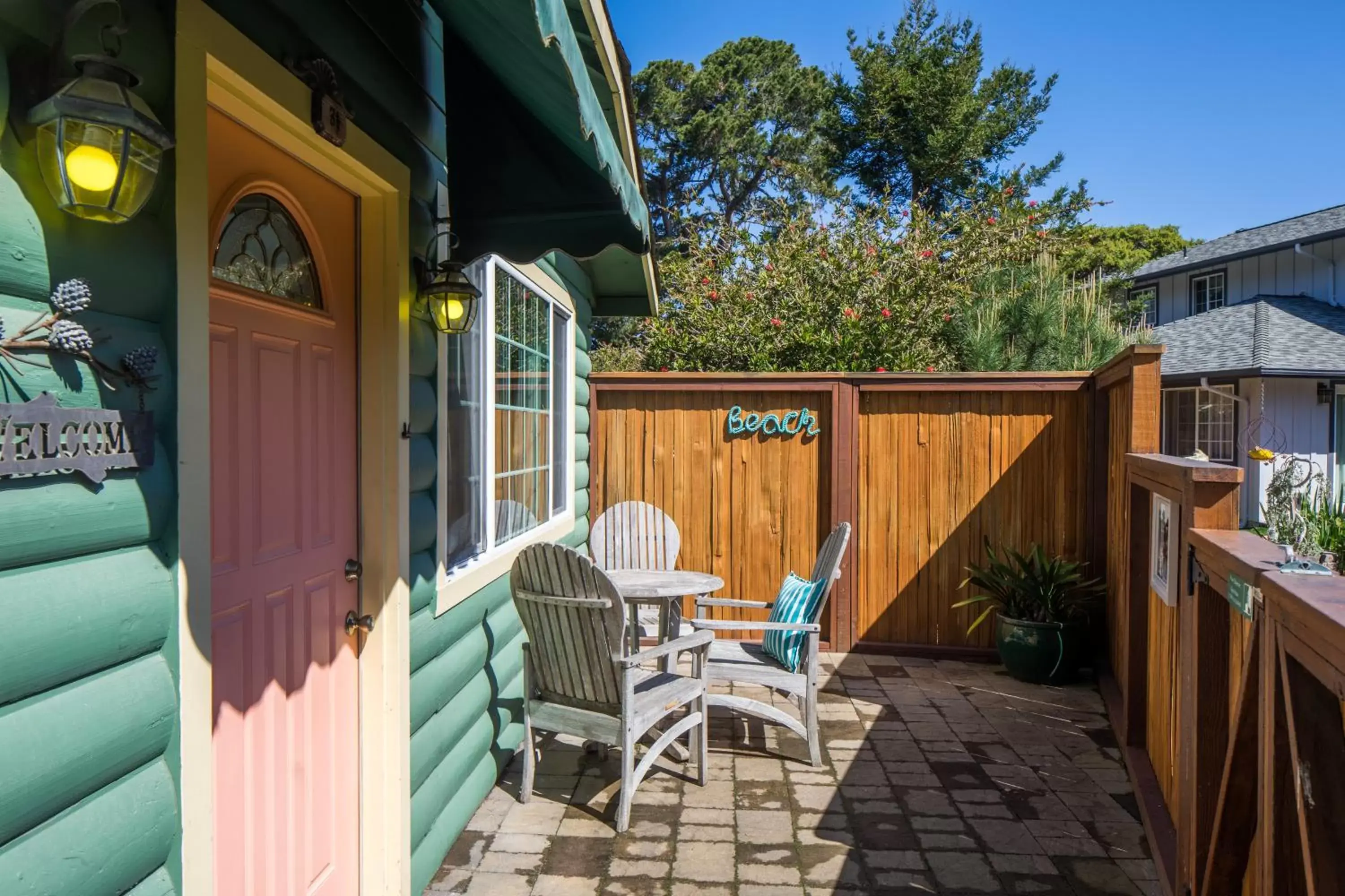 Patio in Andril Fireplace Cottages