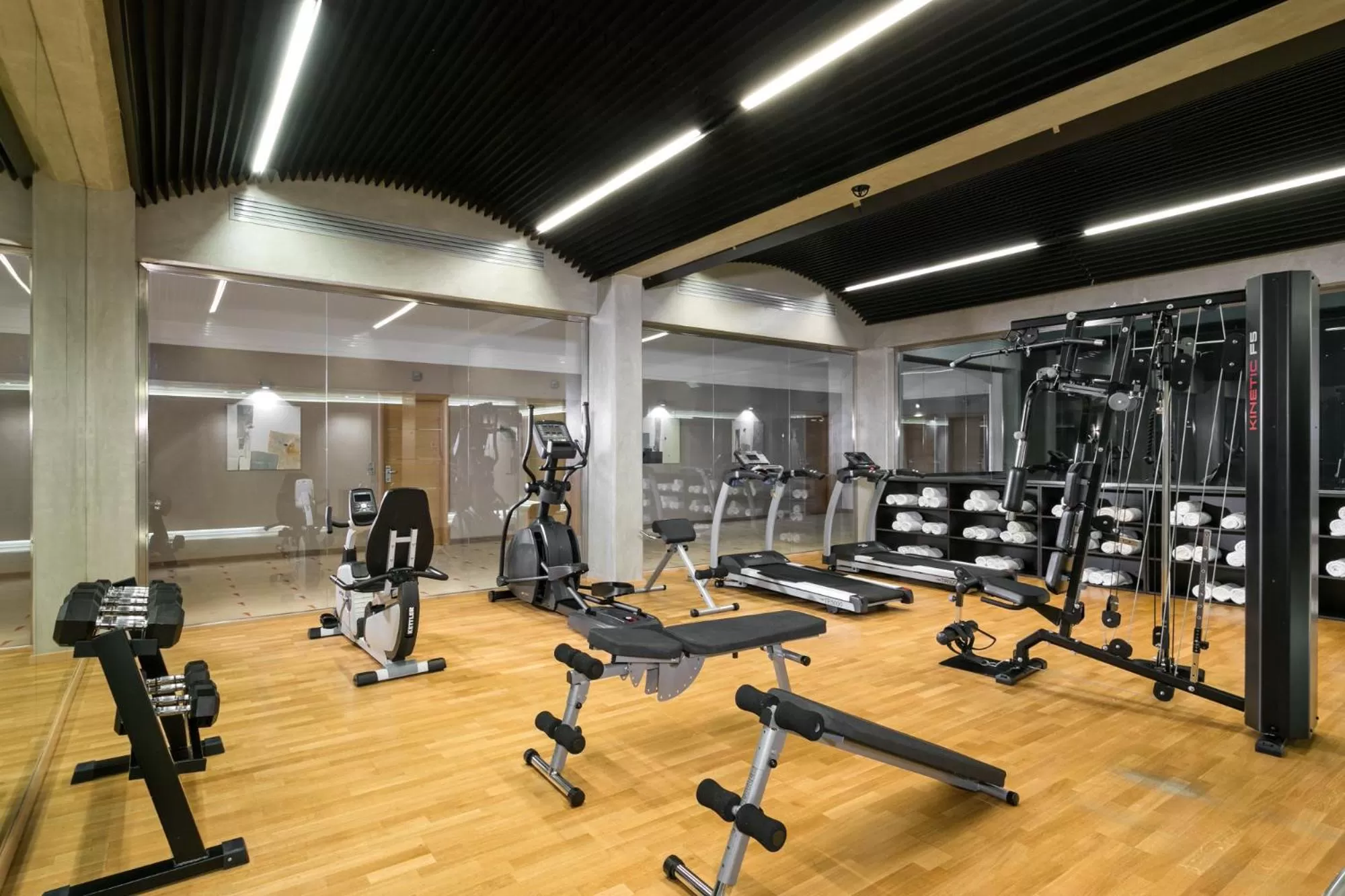 Fitness centre/facilities in Porto Palace Hotel Thessaloniki