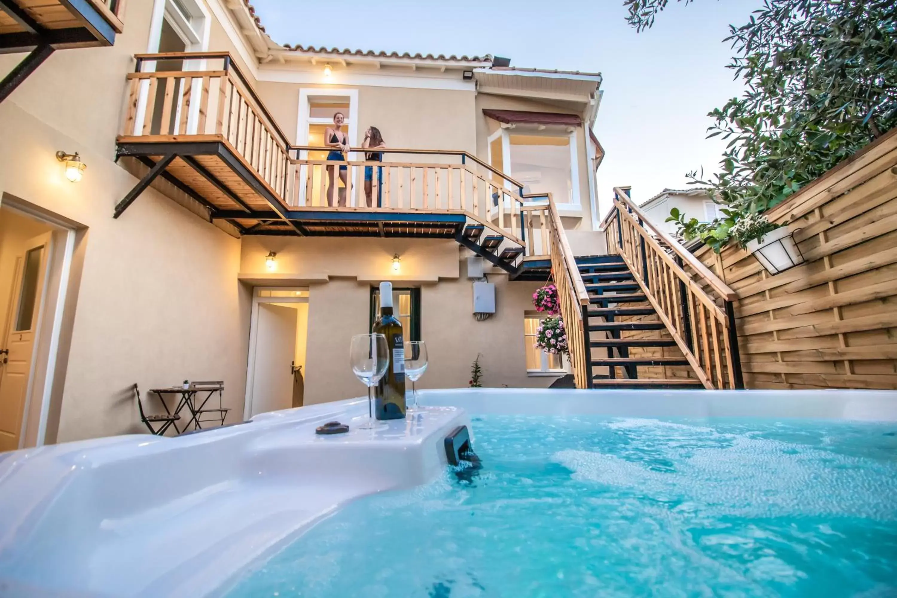 Garden in Levkosh Apartments at Lefkada's Heart