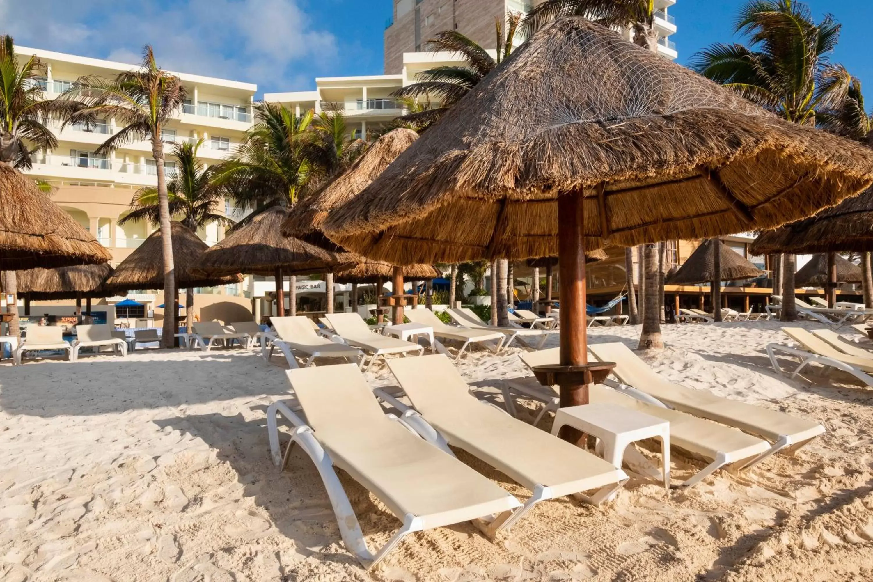 Beach in Hotel NYX Cancun