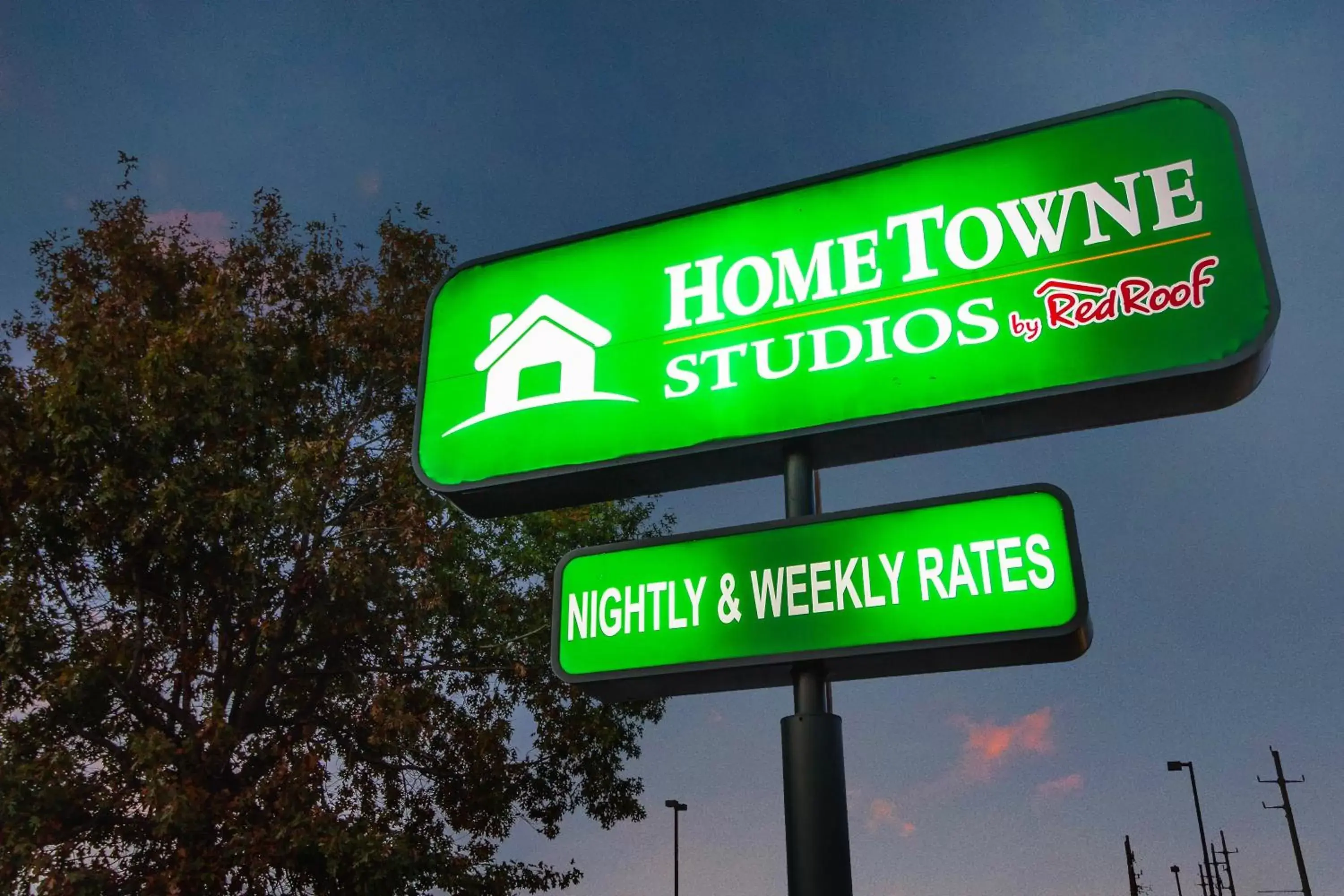 Property building in HomeTowne Studios by Red Roof Houston - West Oaks