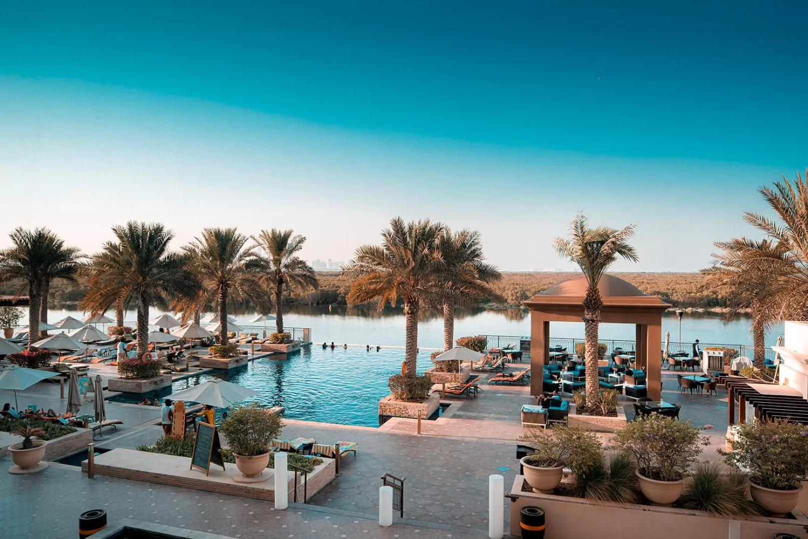 Swimming pool in Anantara Eastern Mangroves Abu Dhabi
