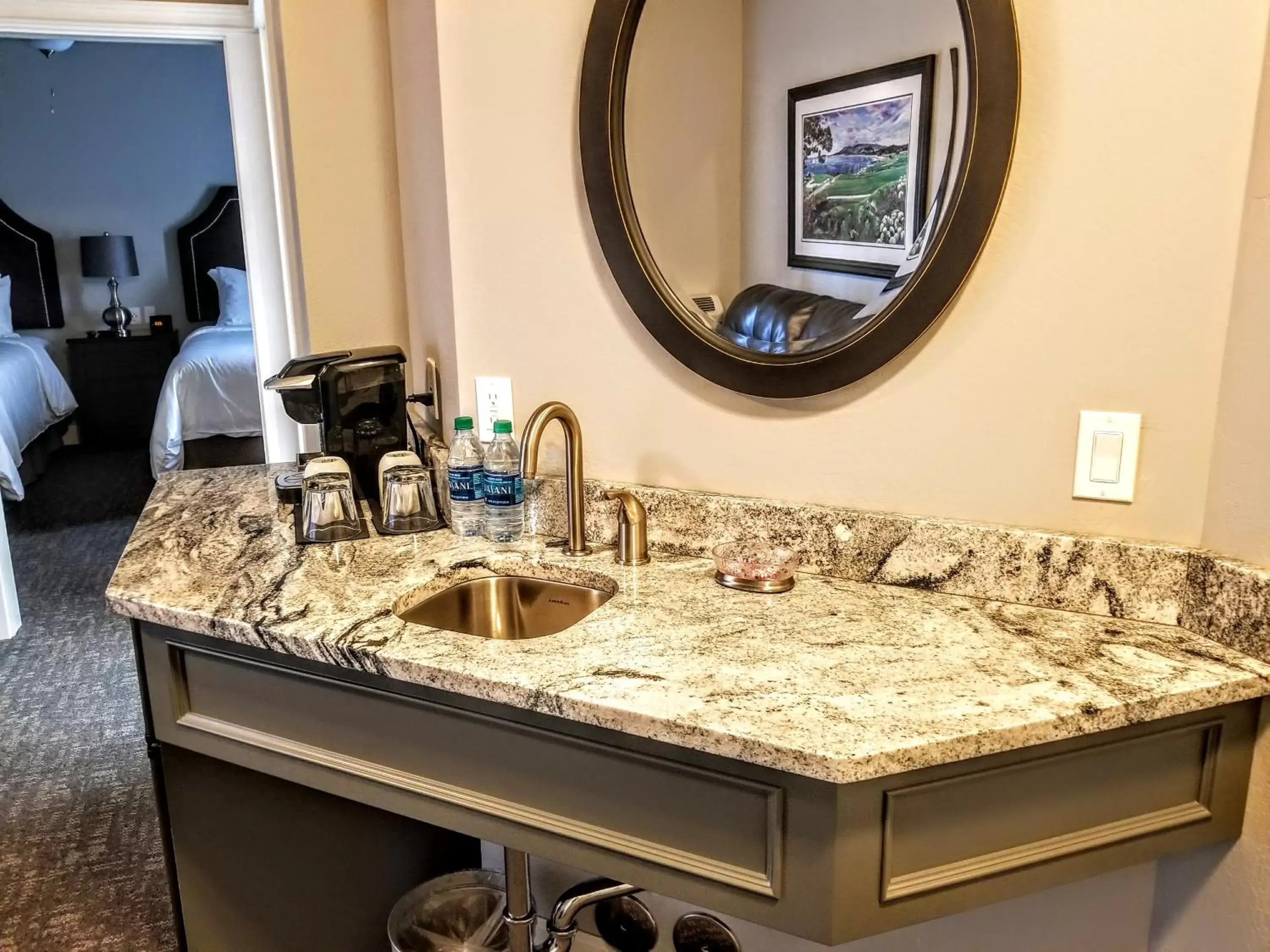 Bathroom in Resort at Eagle Point Golf Club Lodging