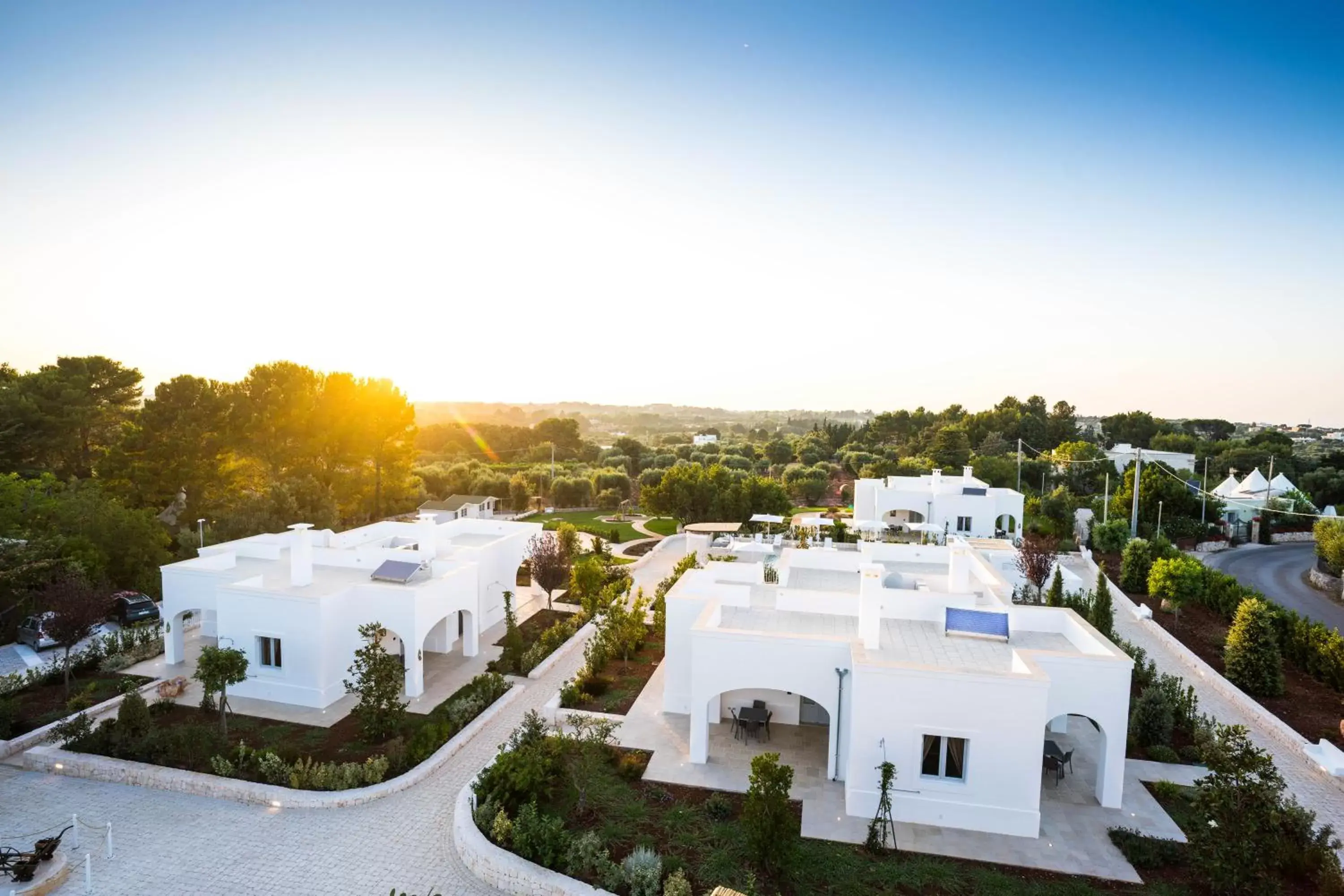 Bird's eye view in Borgo Cozzana