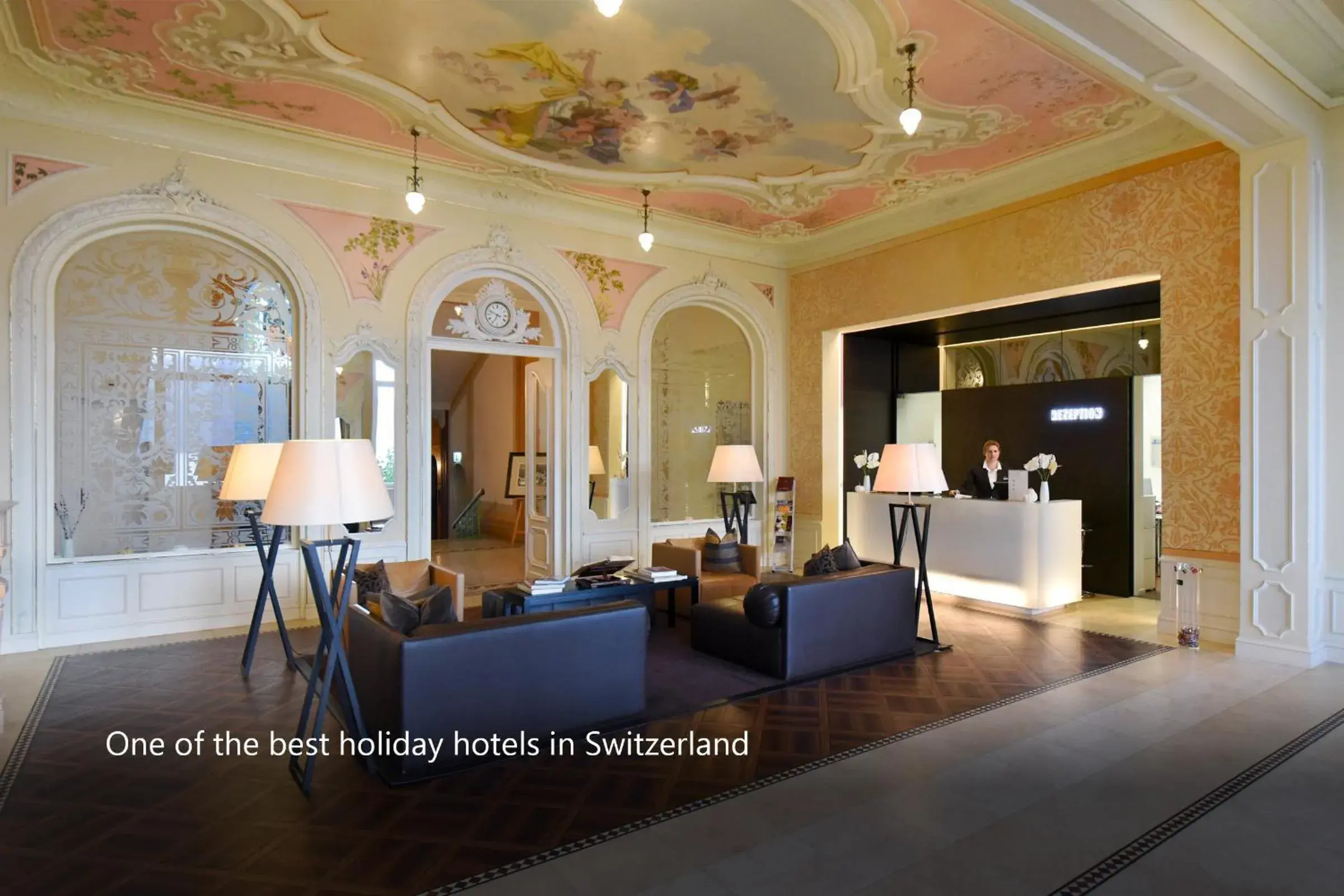 Lobby or reception, Lobby/Reception in Hotel Vitznauerhof