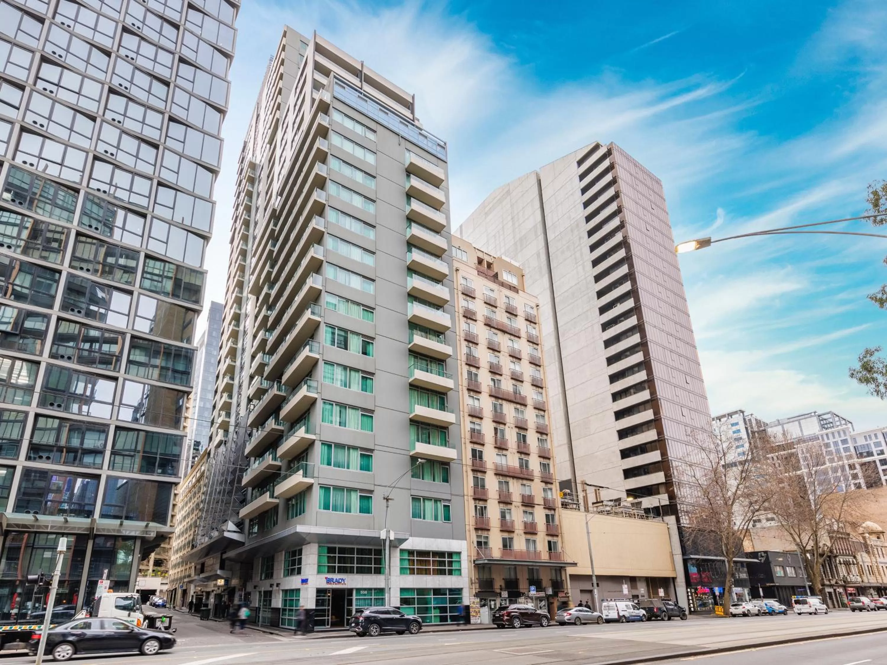 Property building in Brady Apartment Hotel Flinders Street