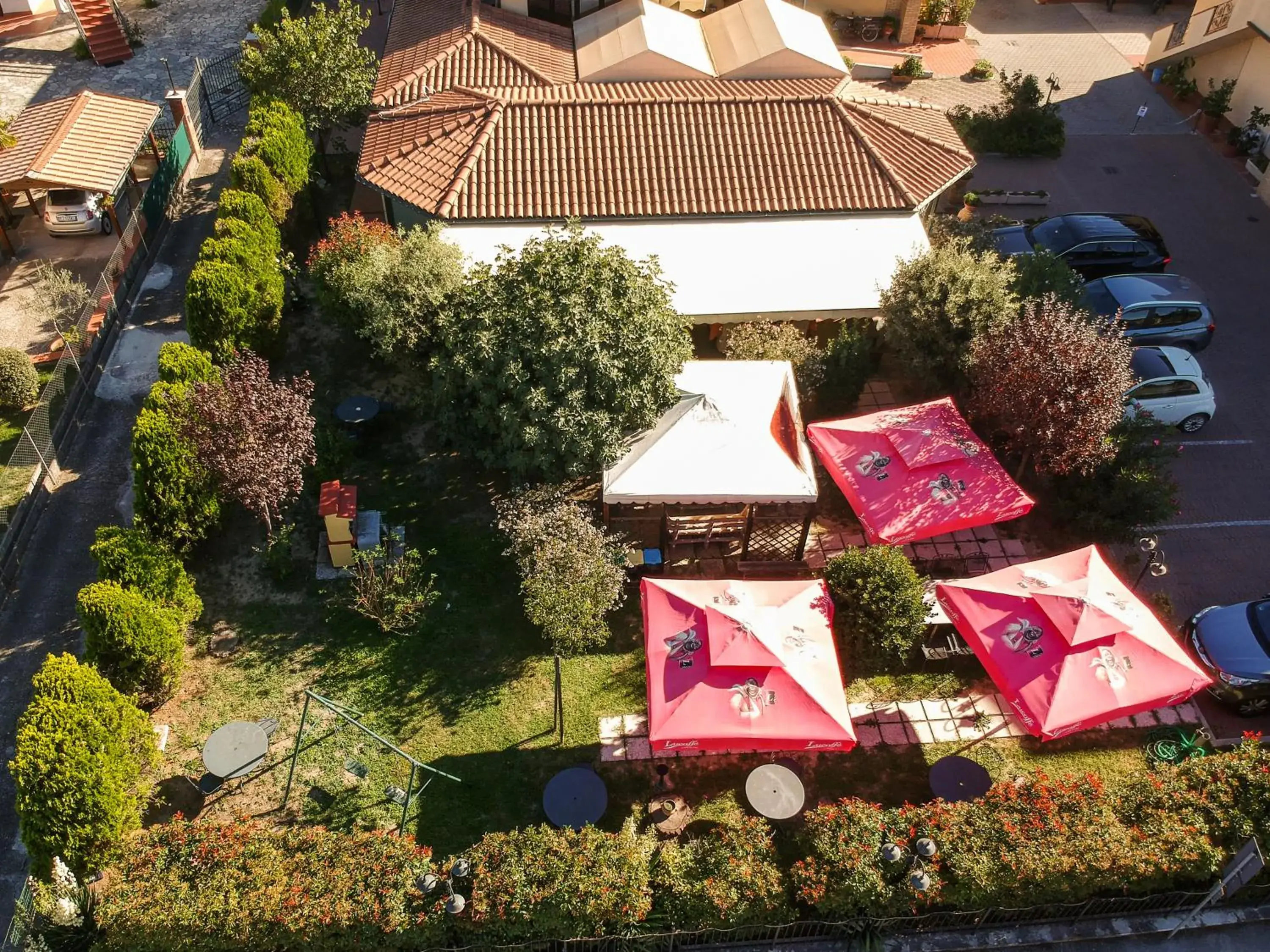 Garden, Bird's-eye View in Hotel Duca Della Corgna