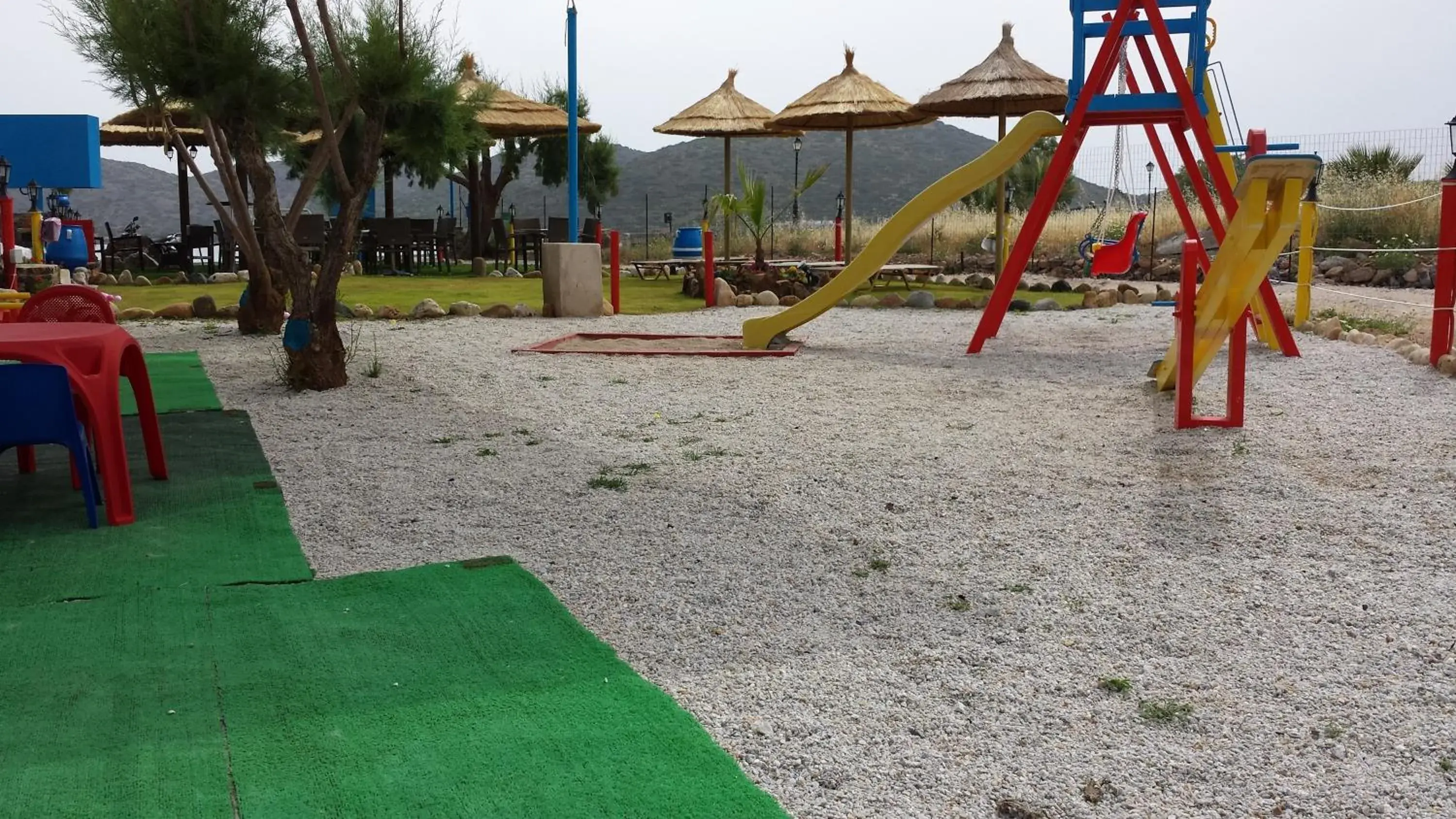 Children play ground, Children's Play Area in Elounda Sunrise Apartments