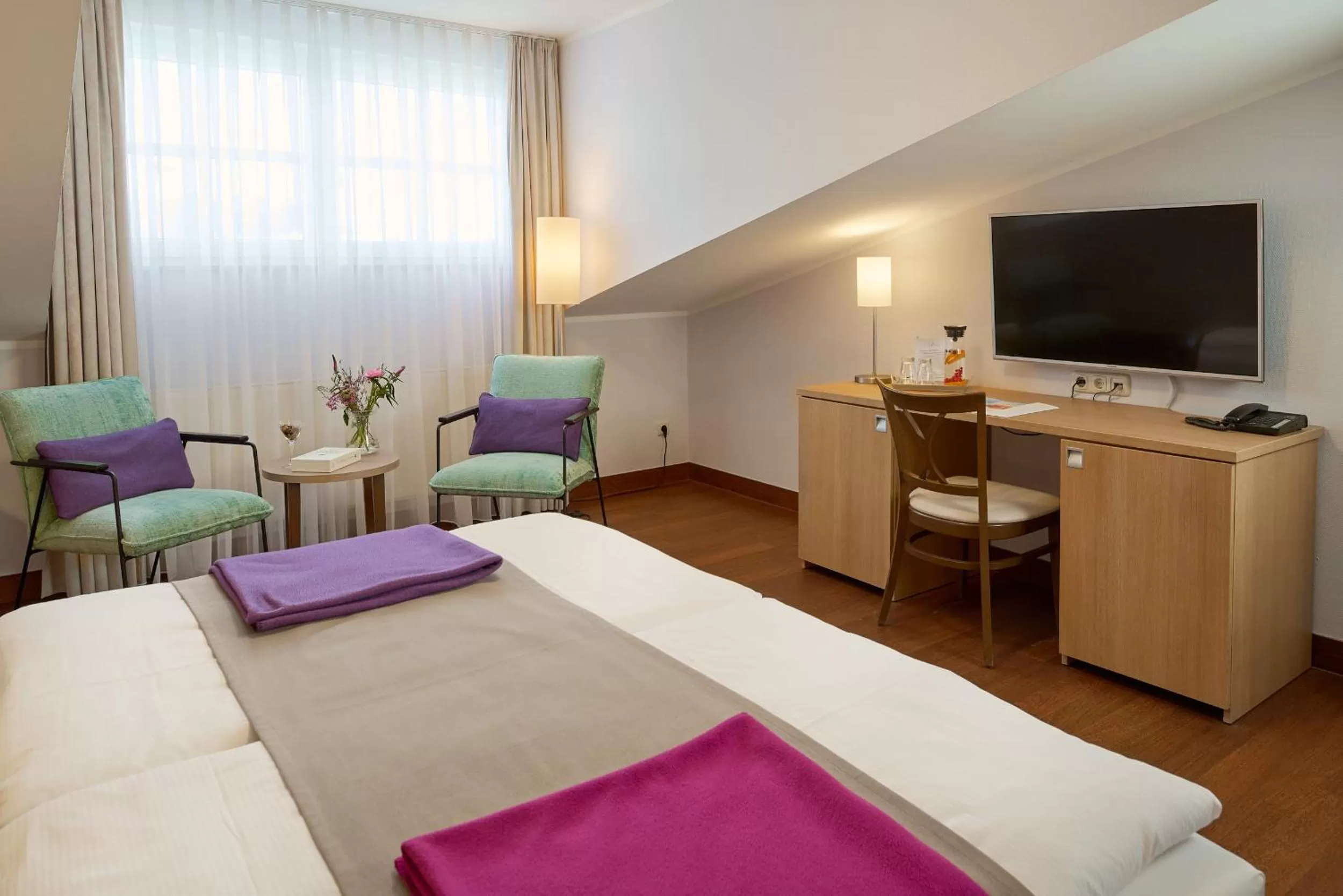 Photo of the whole room, Bed in Seeschloss Sellin