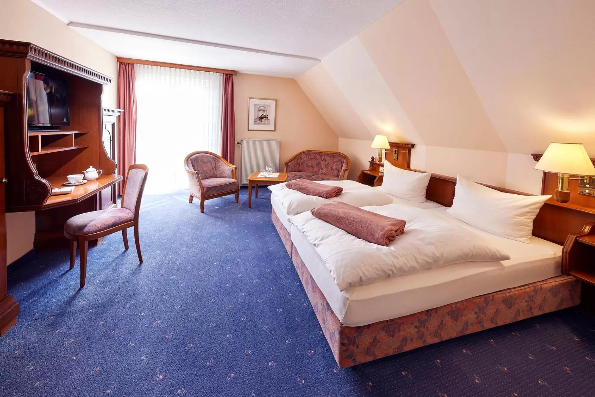 Bed in Struck Landhotel & SPA