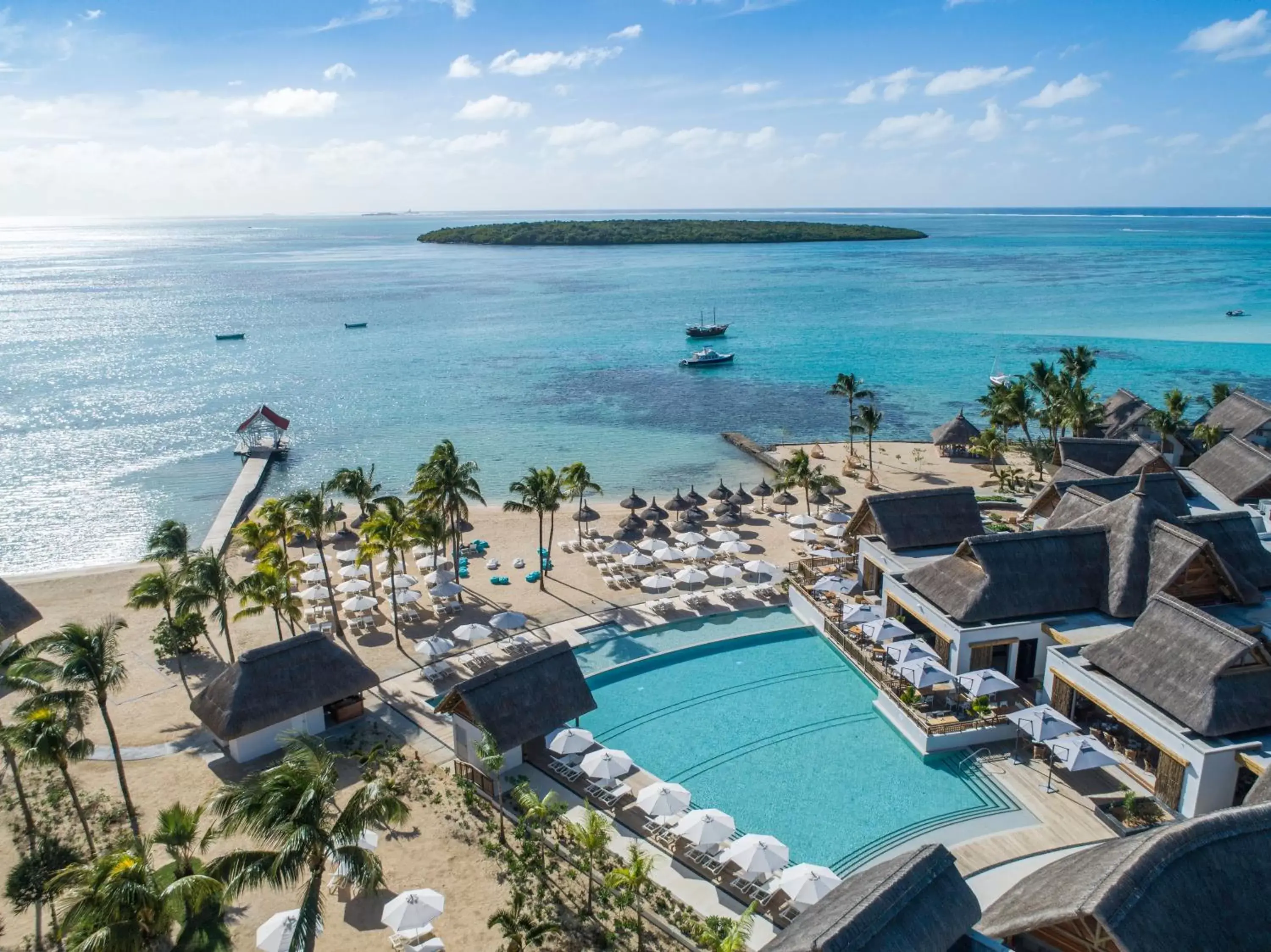 Bird's eye view, Pool View in Preskil Island Resort