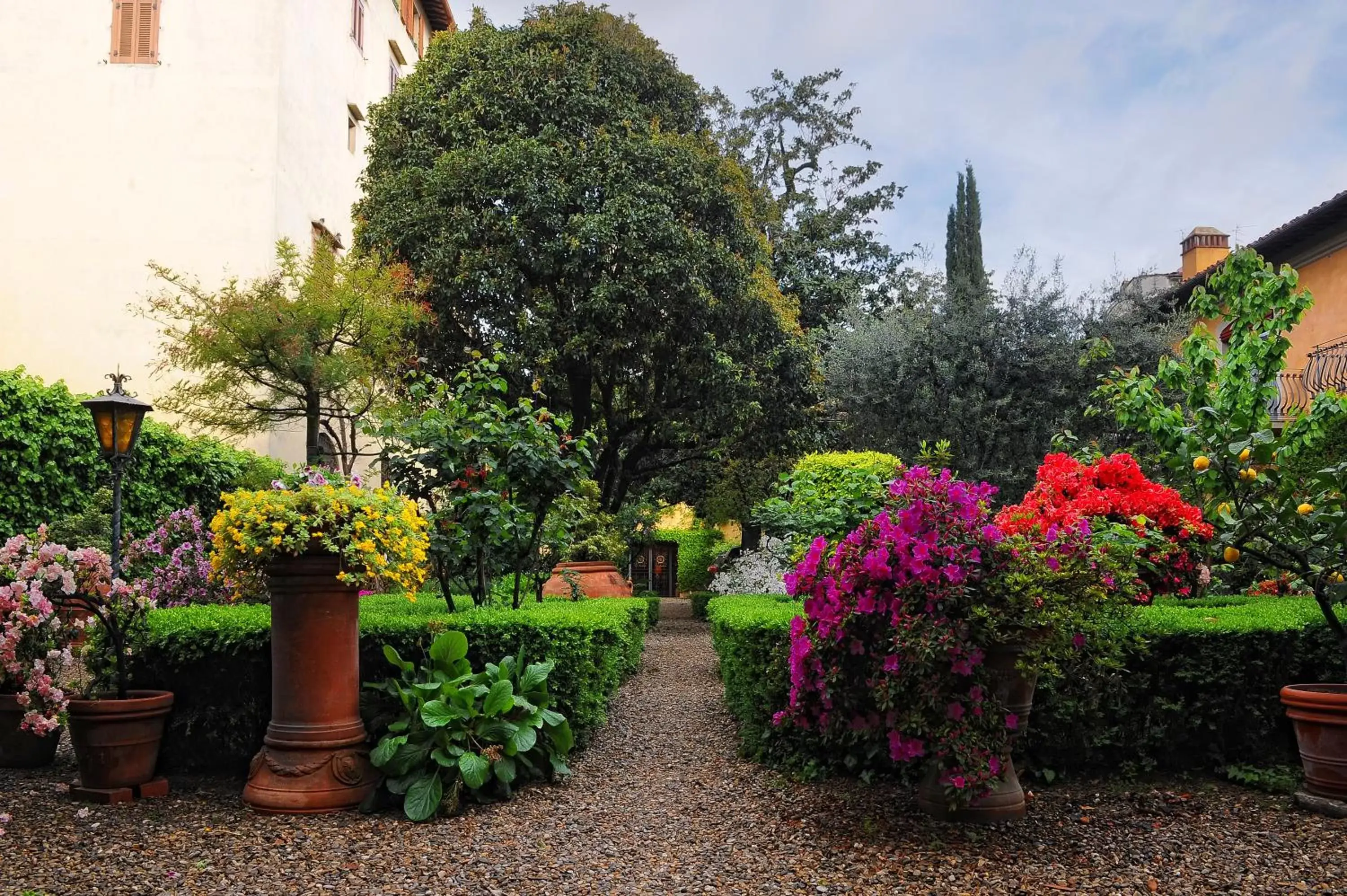 Garden in Hotel Monna Lisa
