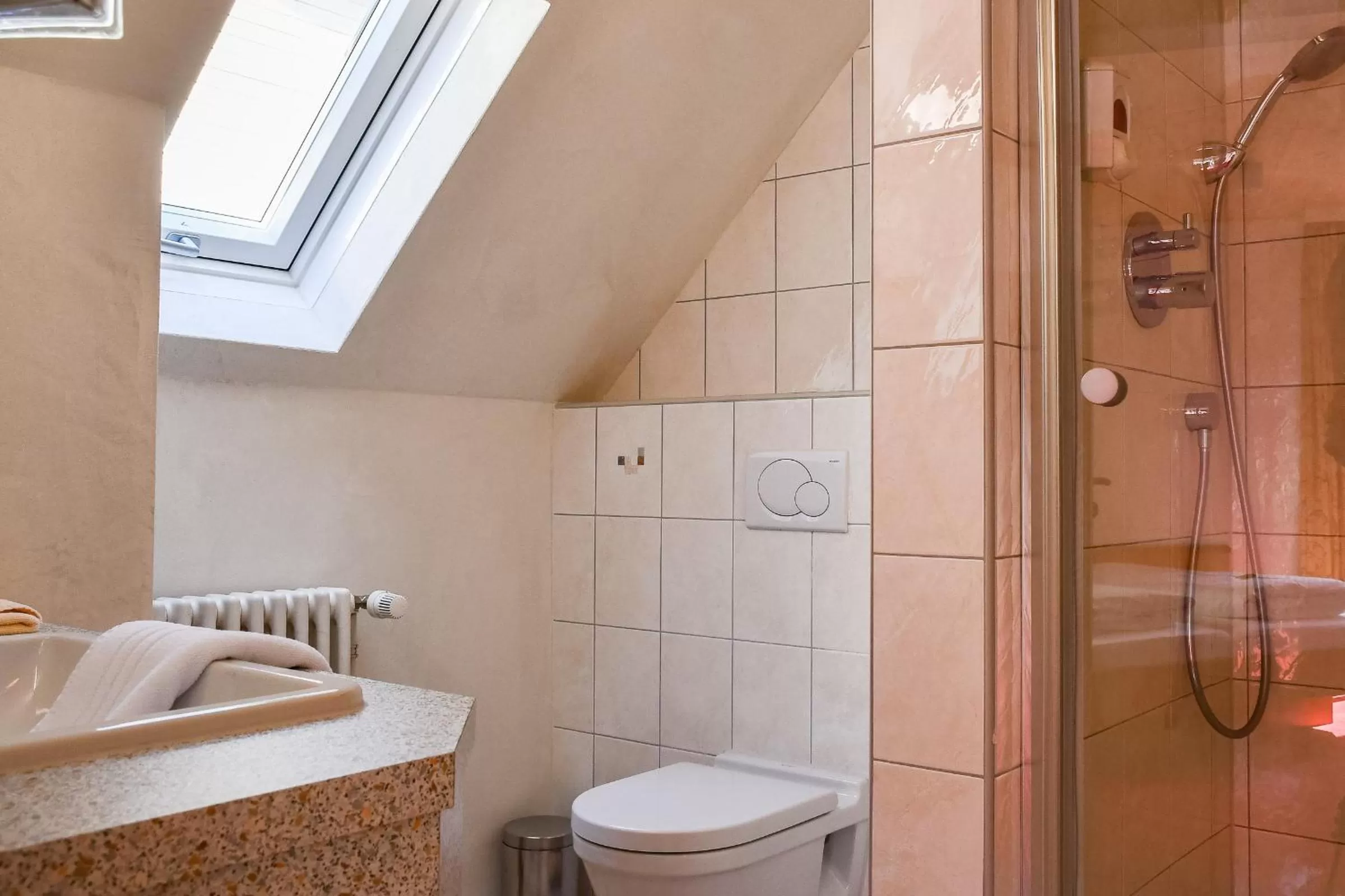 Bathroom in Hotel Waldblick